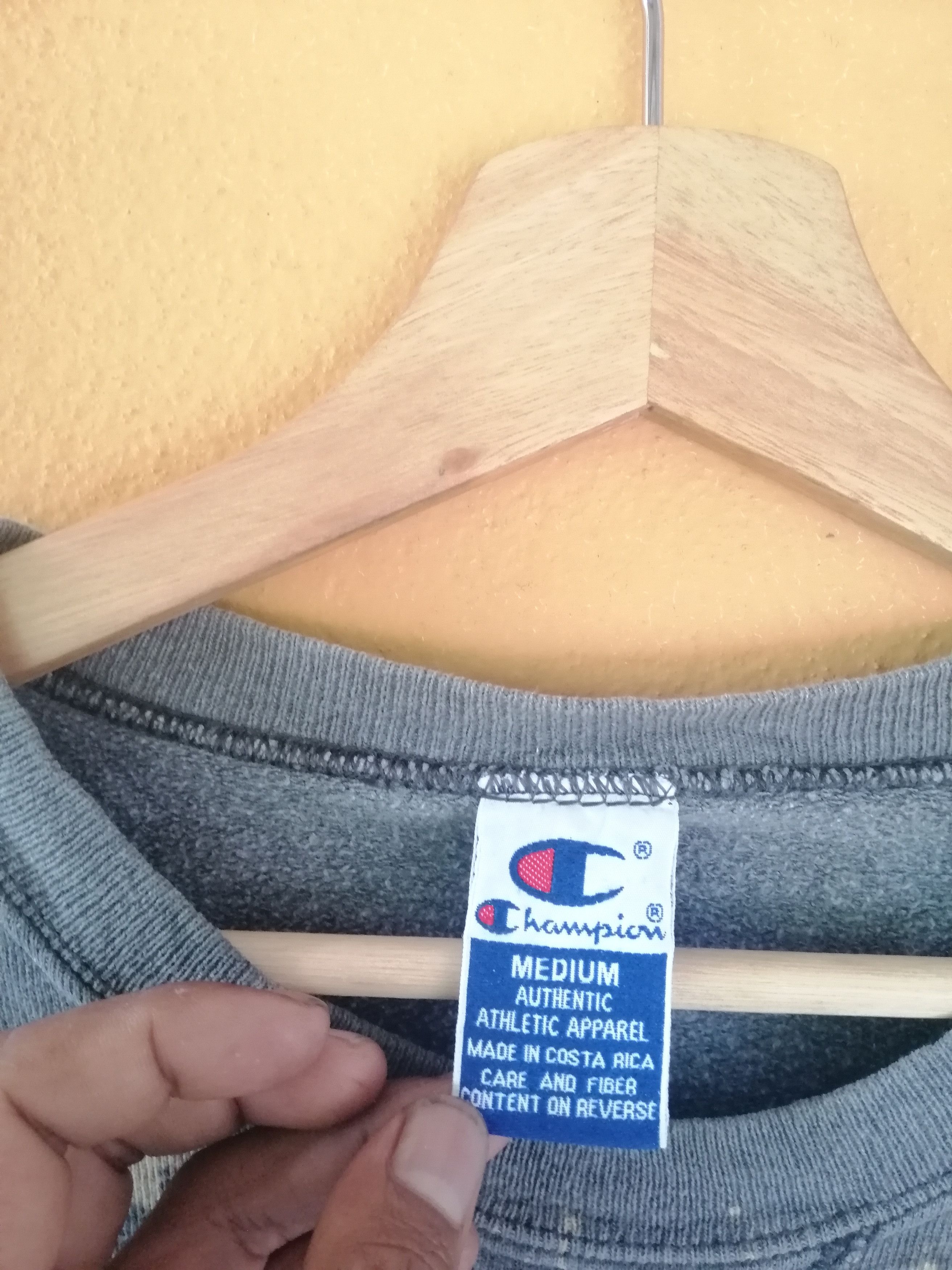 Champion 90s Champion Acid Wash Embroidery Logo Sweatshirt B10 Size US M / EU 48-50 / 2 - 4 Thumbnail