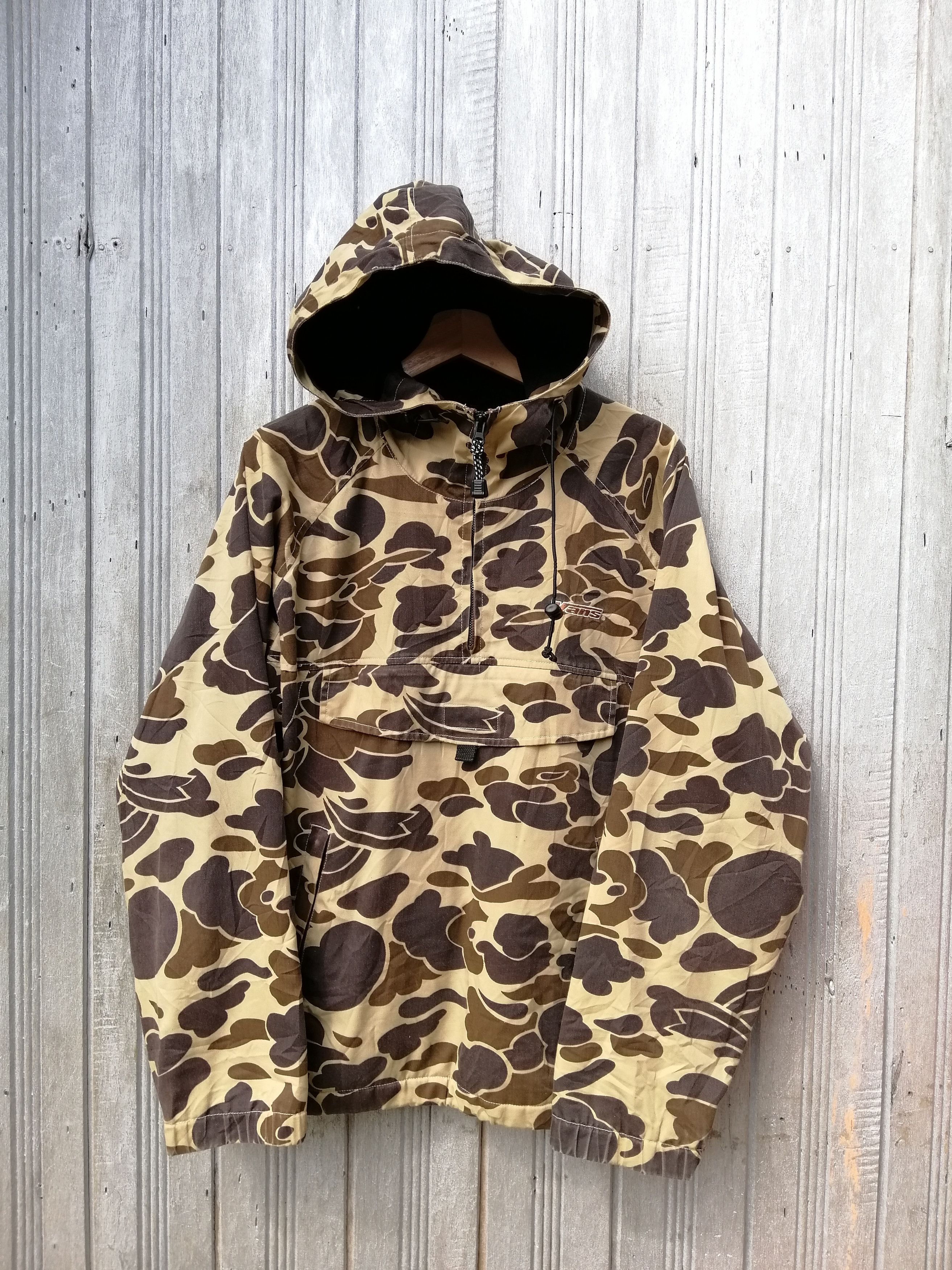 Vans Vintage Vans Old School Camo Anorak Jacket Size US L / EU 52-54 / 3 - 1 Thumbnail