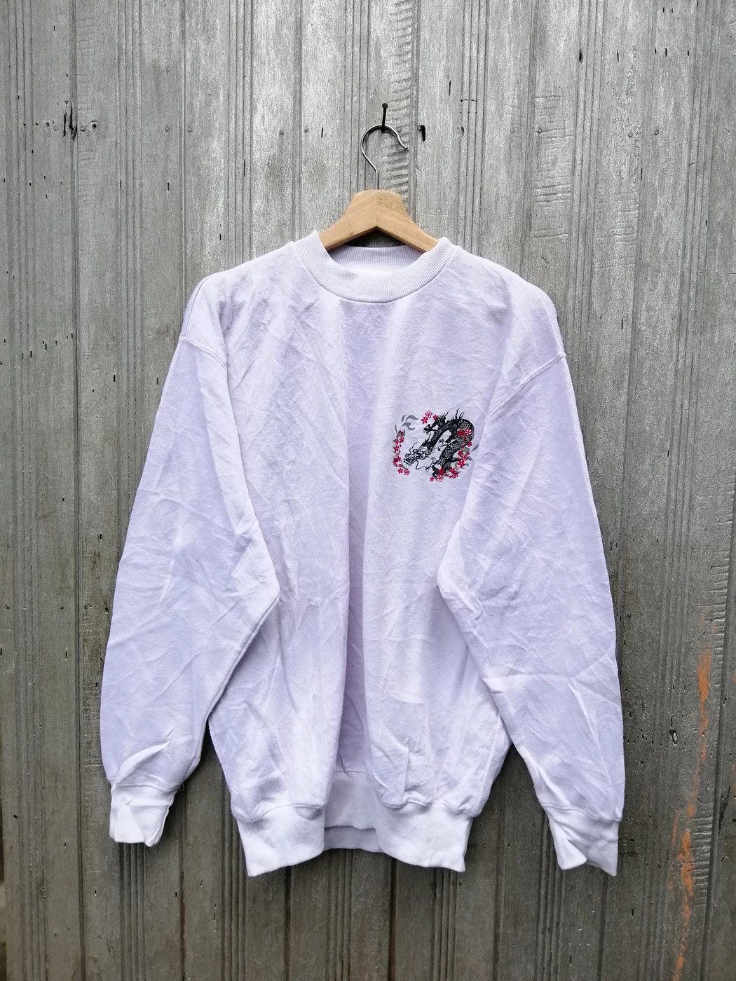 Japanese Brand Vintage Sukajan Tiger Dragon Sweatshirt Japanese Brand B5 Size US L / EU 52-54 / 3 - 5 Thumbnail