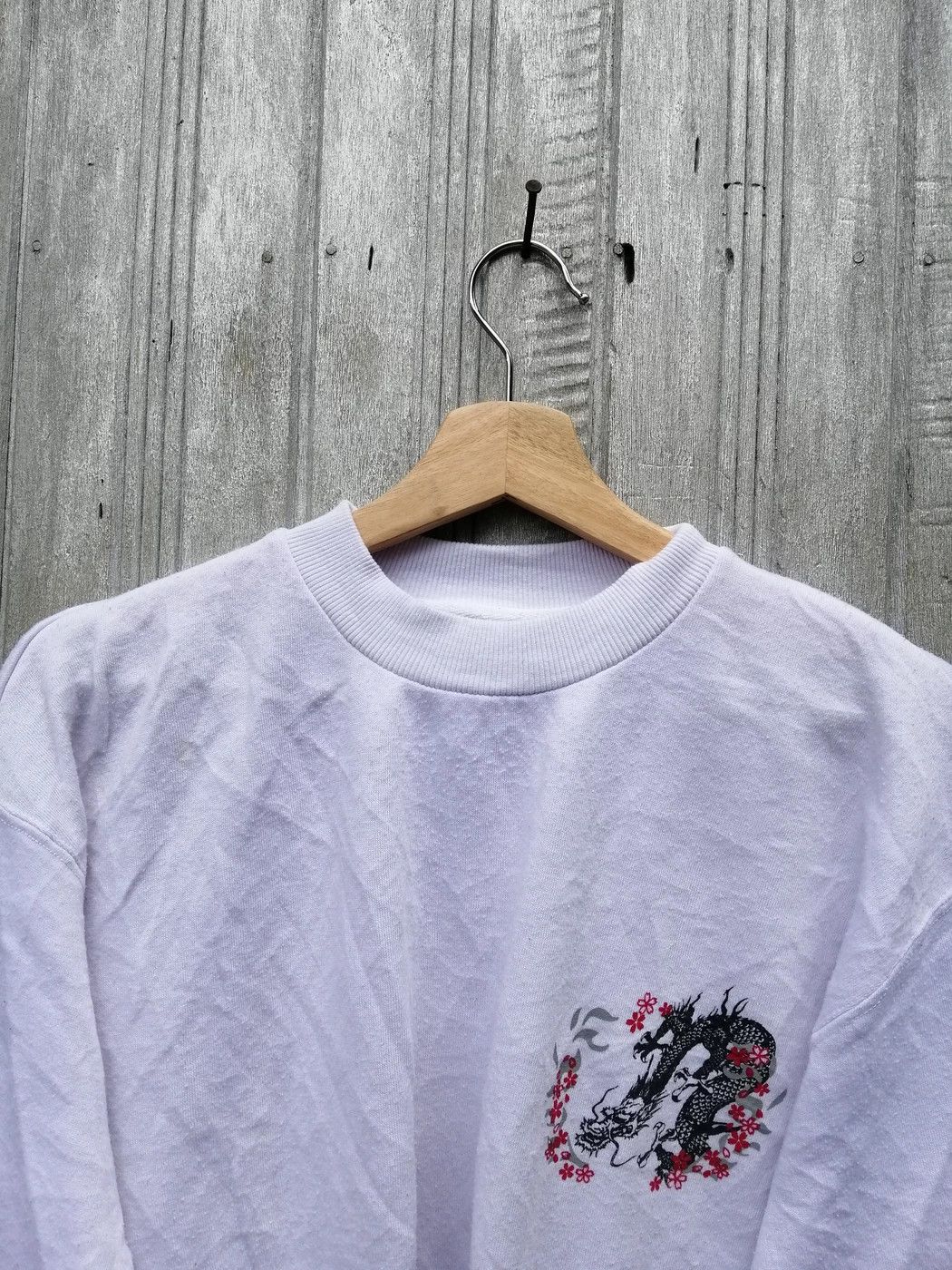 Japanese Brand Vintage Sukajan Tiger Dragon Sweatshirt Japanese Brand B5 Size US L / EU 52-54 / 3 - 4 Thumbnail