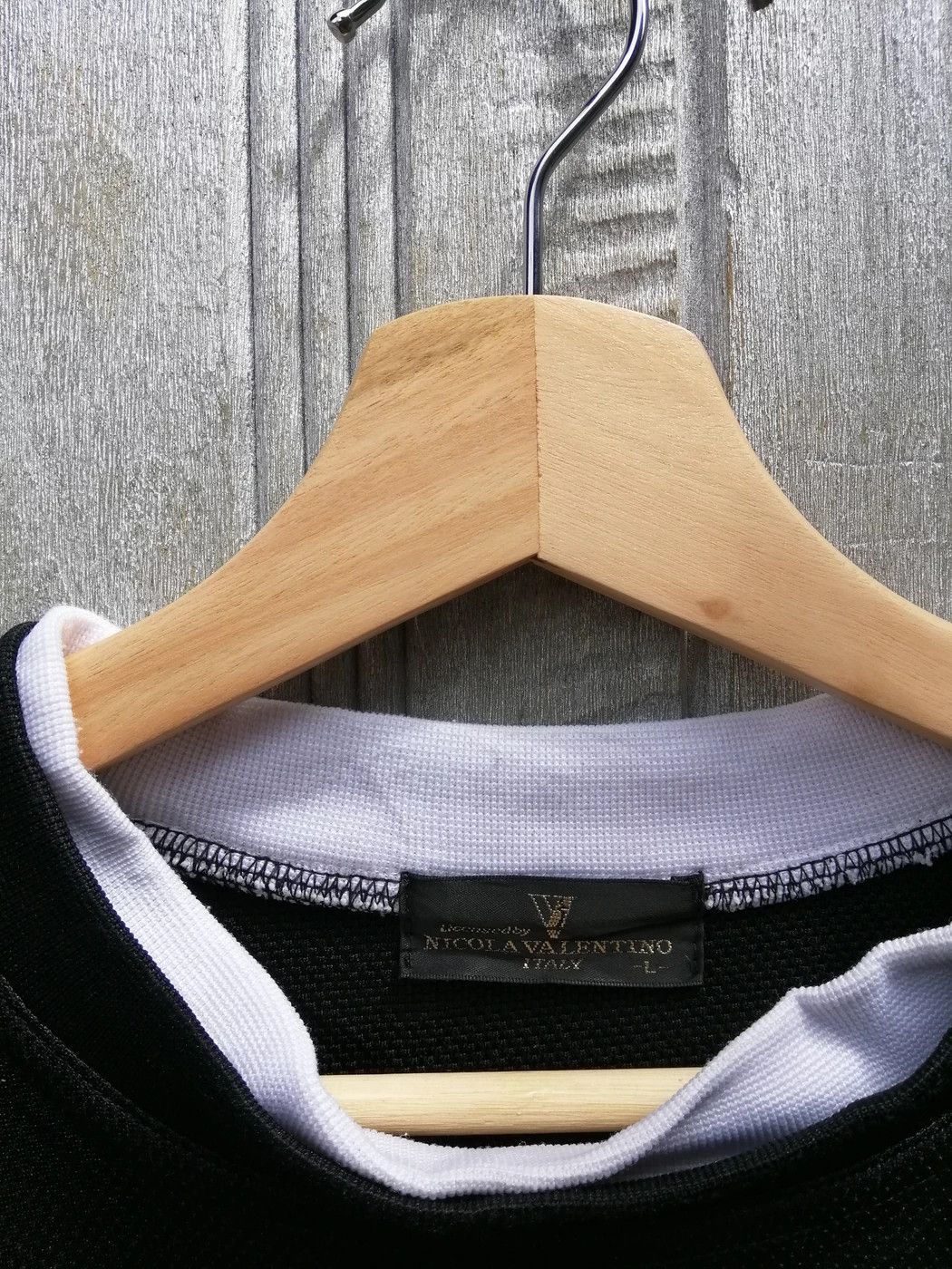 Other Vintage NICOLA VALENTINO Big Logo Pullover Sweatshirt B9 Size US L / EU 52-54 / 3 - 4 Thumbnail