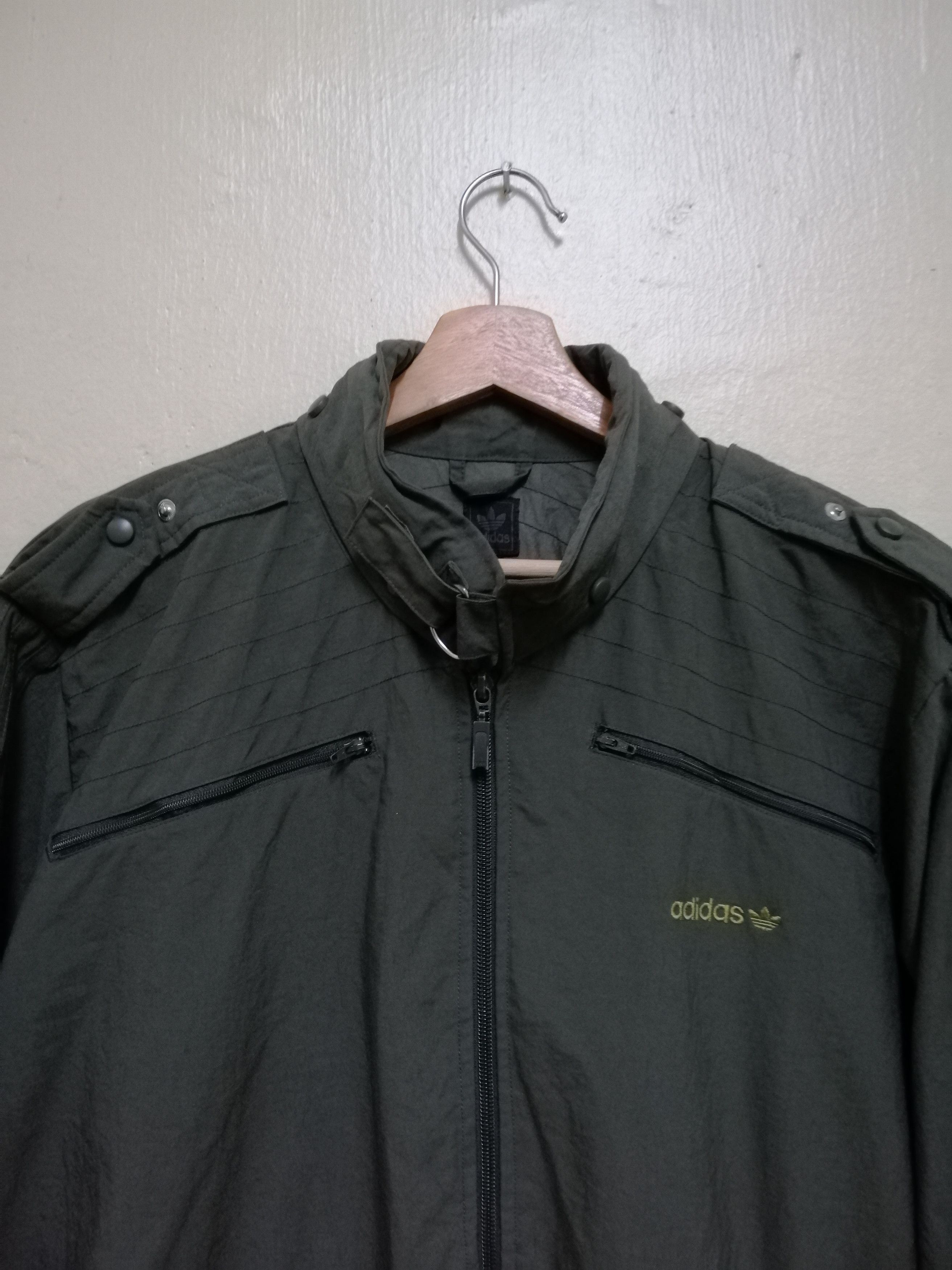 Adidas Vintage 90s Adidas Long Jacket Nice Design Size US L / EU 52-54 / 3 - 8 Thumbnail