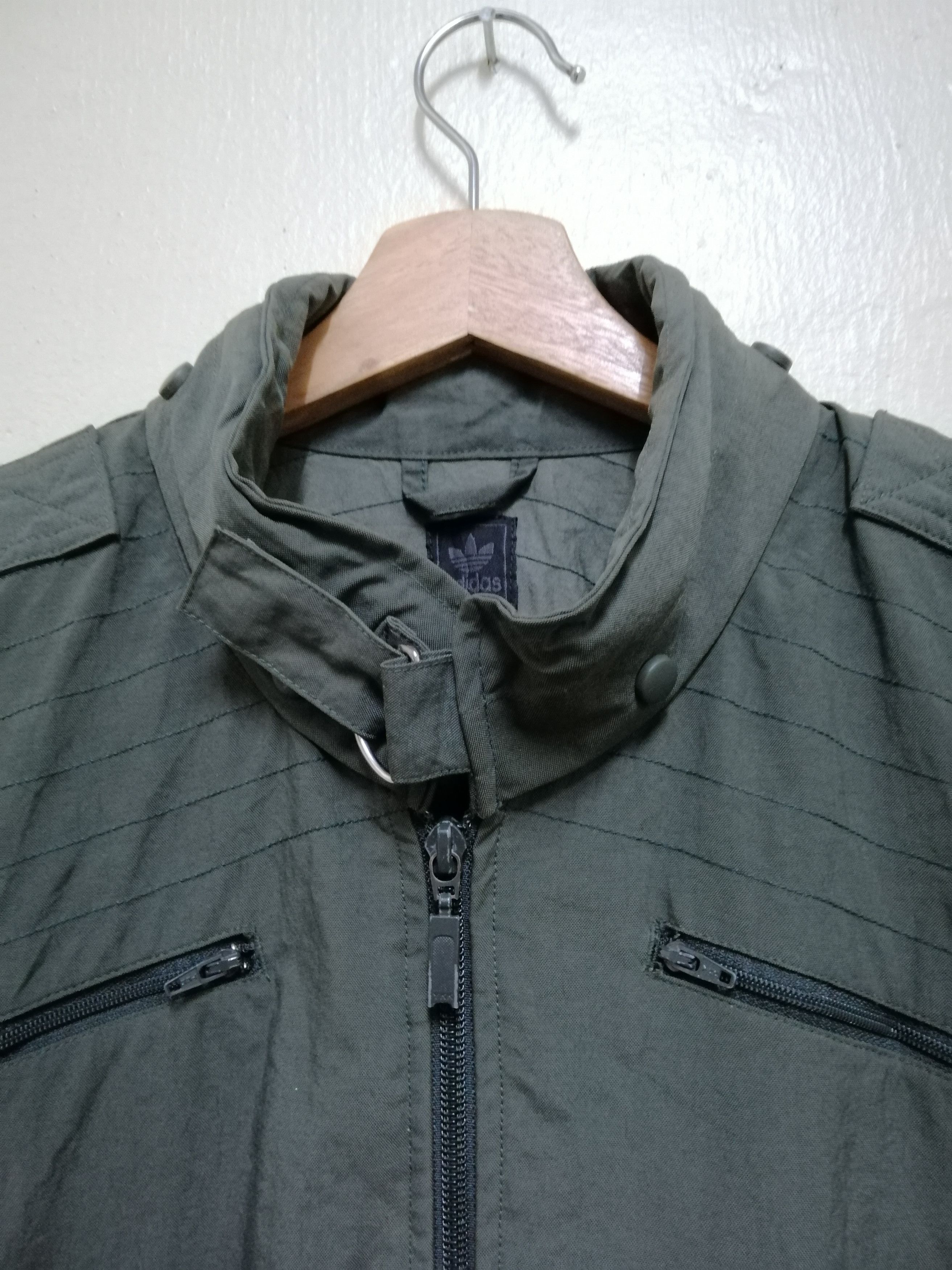 Adidas Vintage 90s Adidas Long Jacket Nice Design Size US L / EU 52-54 / 3 - 5 Thumbnail