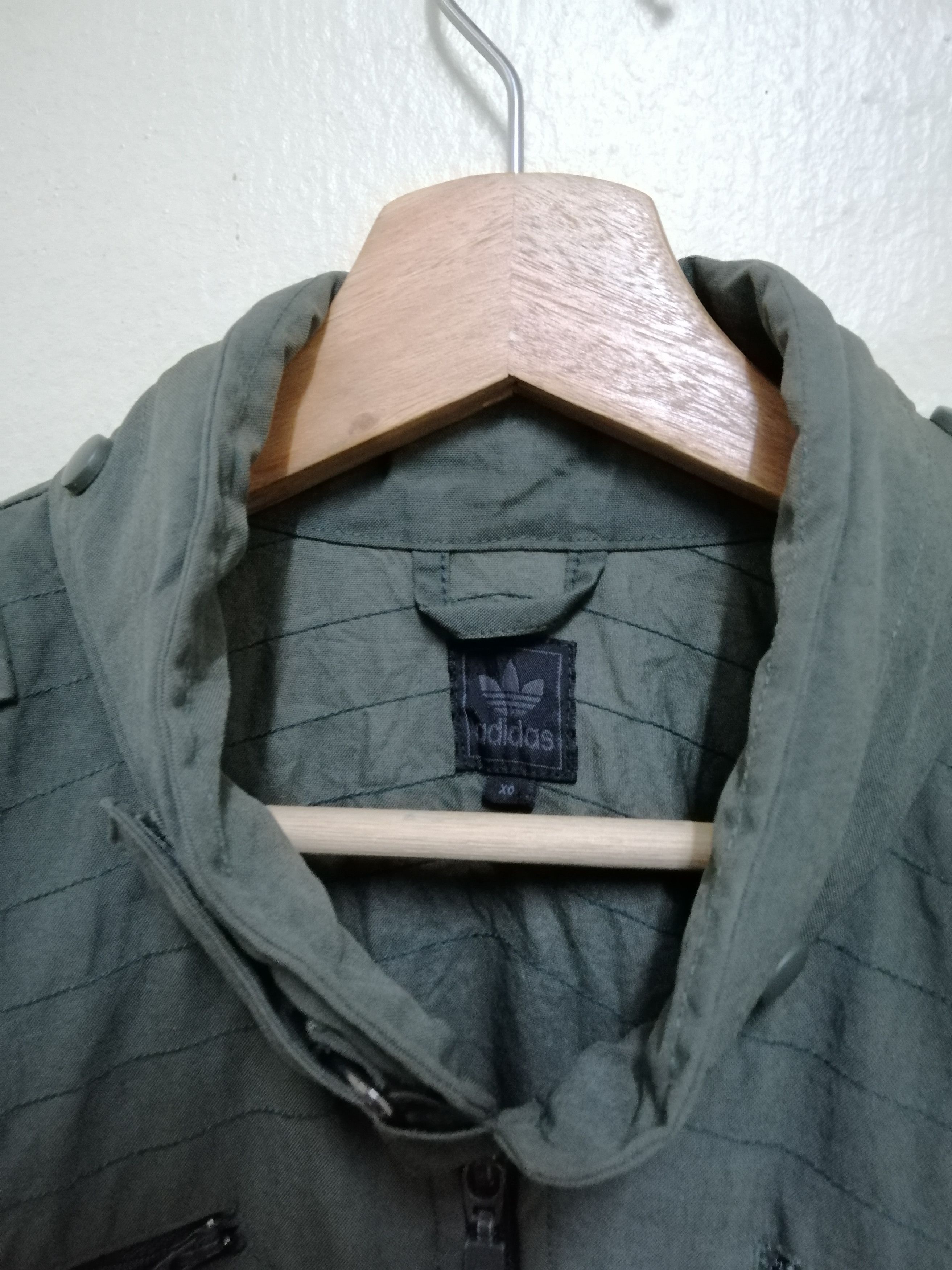 Adidas Vintage 90s Adidas Long Jacket Nice Design Size US L / EU 52-54 / 3 - 6 Thumbnail