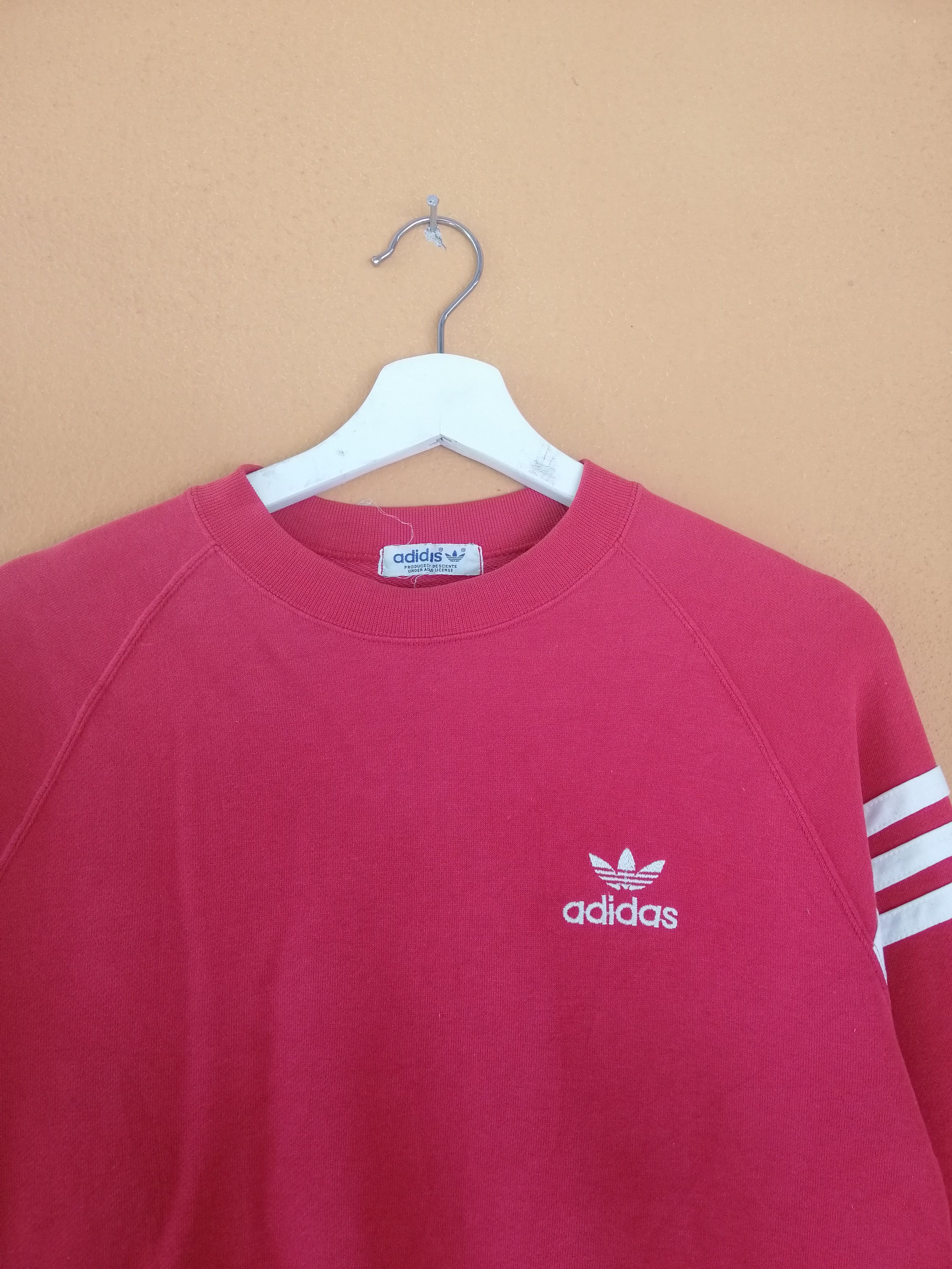 Adidas Vintage 90s Adidas Three Stripes Sweatshirt Logo B7 Size US M / EU 48-50 / 2 - 7 Thumbnail
