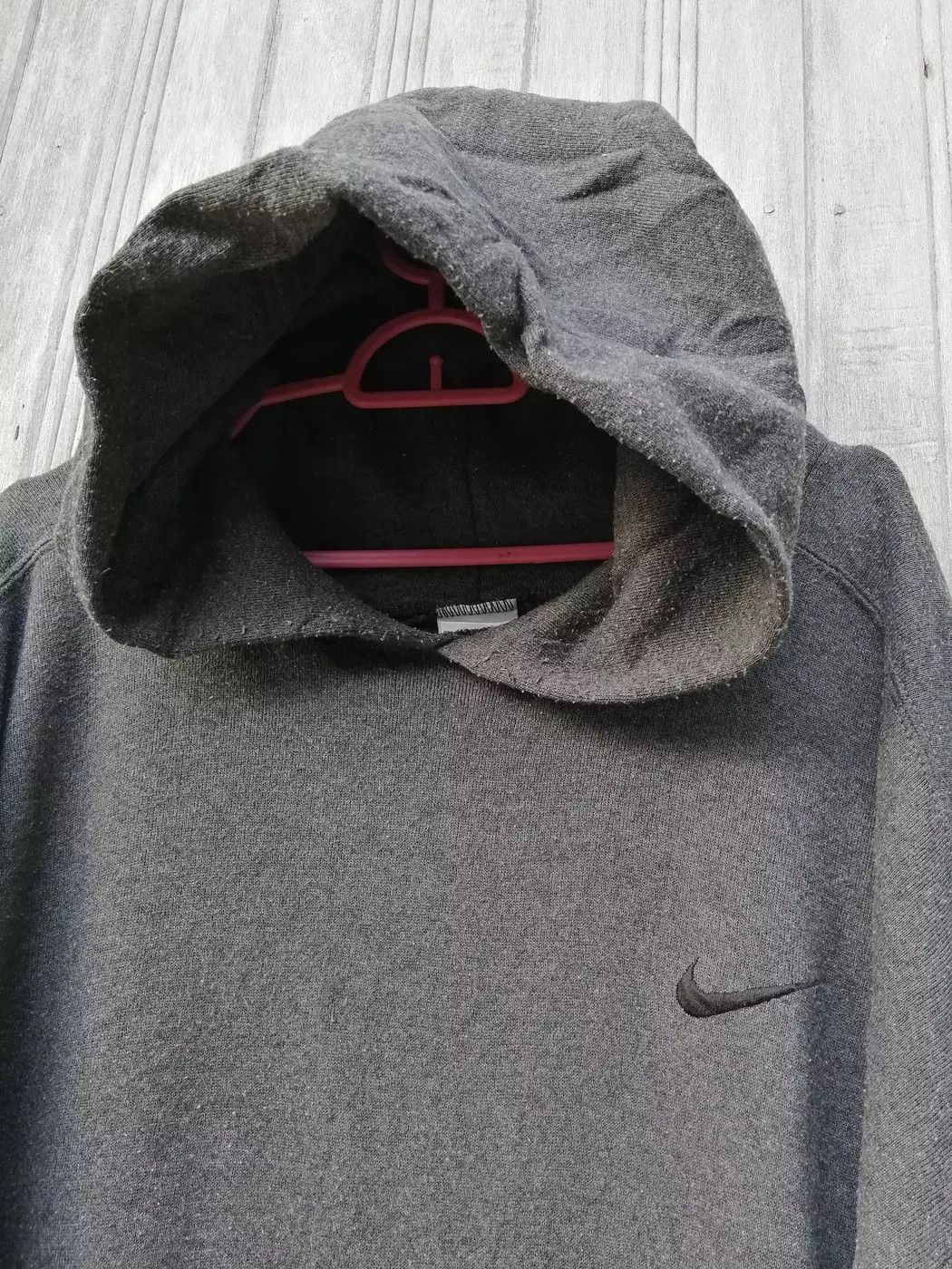 Nike Vintage XXL Nike Hoodie Small Logo Sweatshirt B9 Size US XXL / EU 58 / 5 - 3 Thumbnail