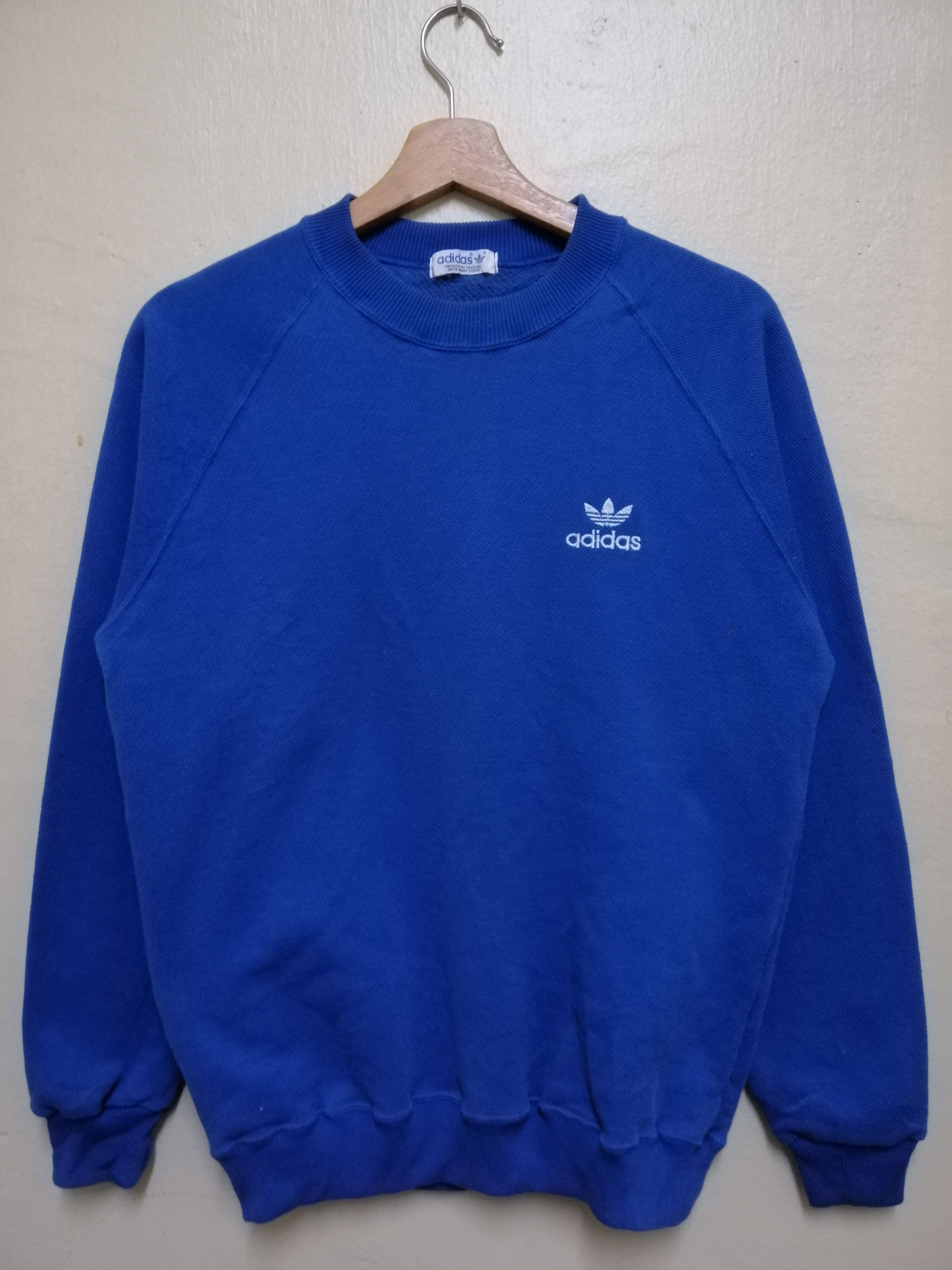 Adidas Vintage Adidas Trefoil Embroidery Sweatshirt B18 Size US M / EU 48-50 / 2 - 5 Thumbnail