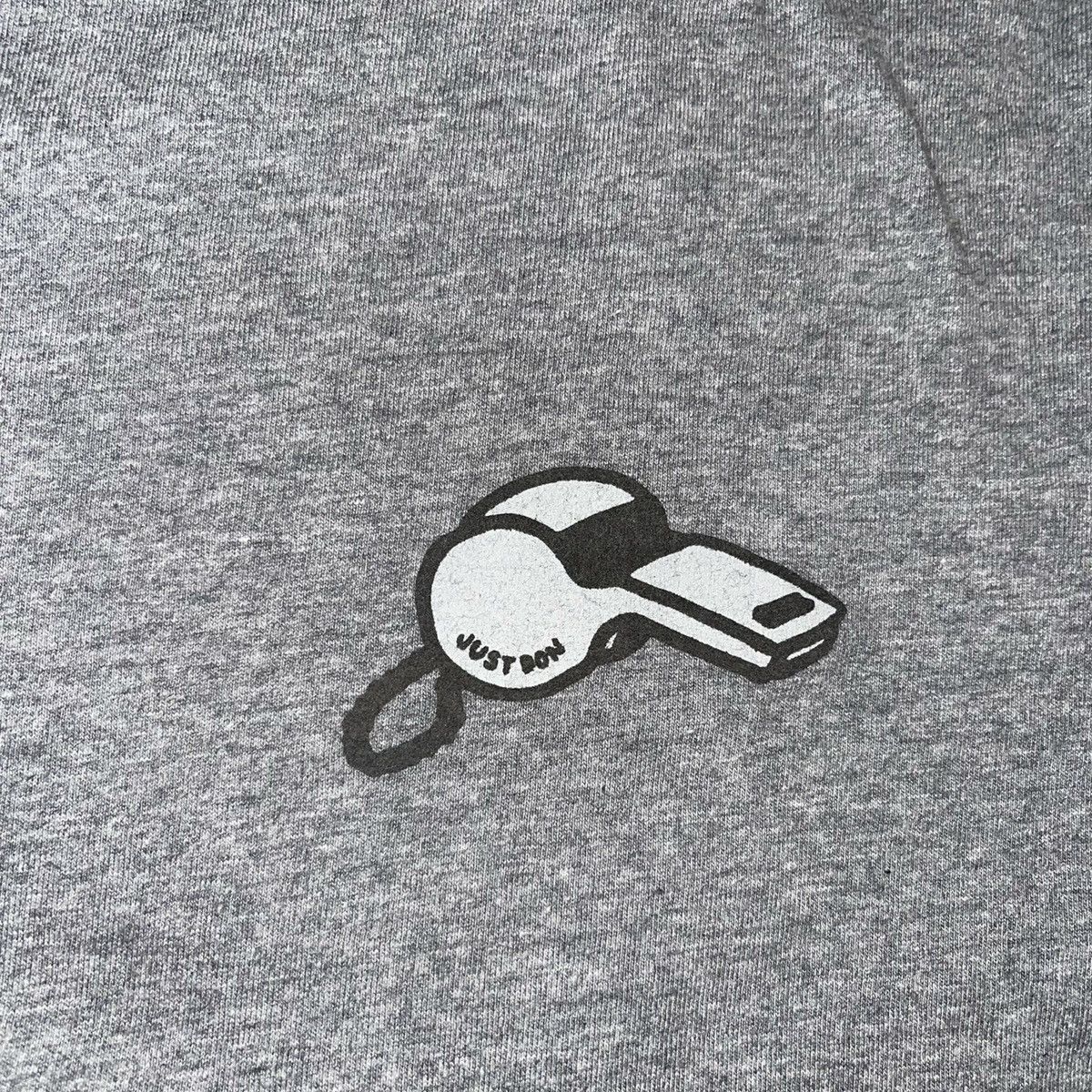 Just Don × Mitchell & Ness Just Don Mitchell & Ness SAMPLE 17 grey referee whistle tee Size US L / EU 52-54 / 3 - 3 Thumbnail
