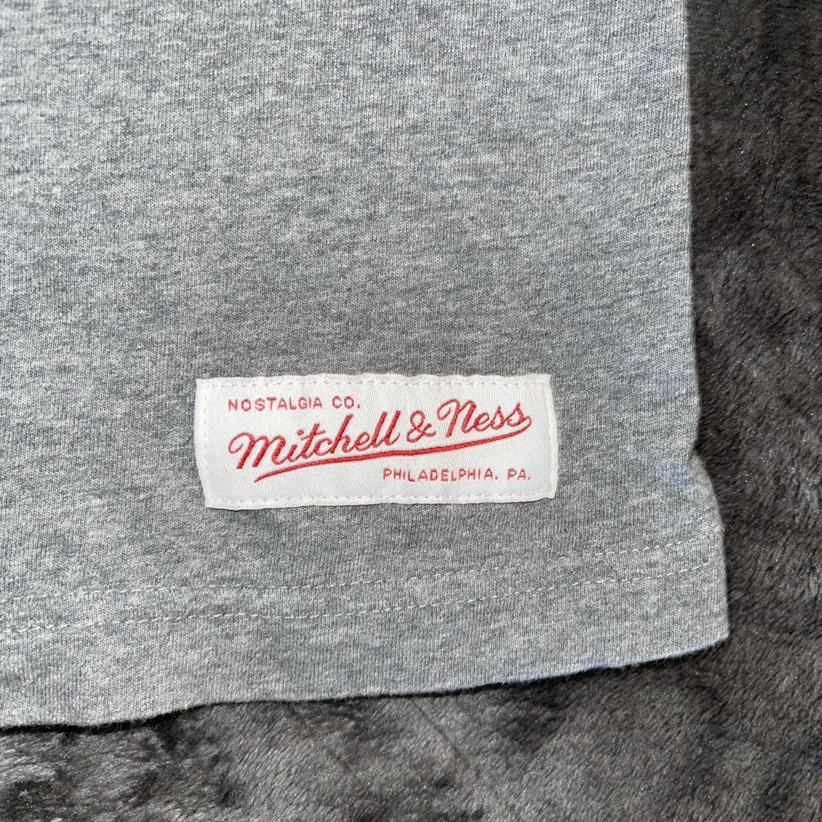 Just Don × Mitchell & Ness Just Don Mitchell & Ness SAMPLE 17 grey referee whistle tee Size US L / EU 52-54 / 3 - 8 Thumbnail