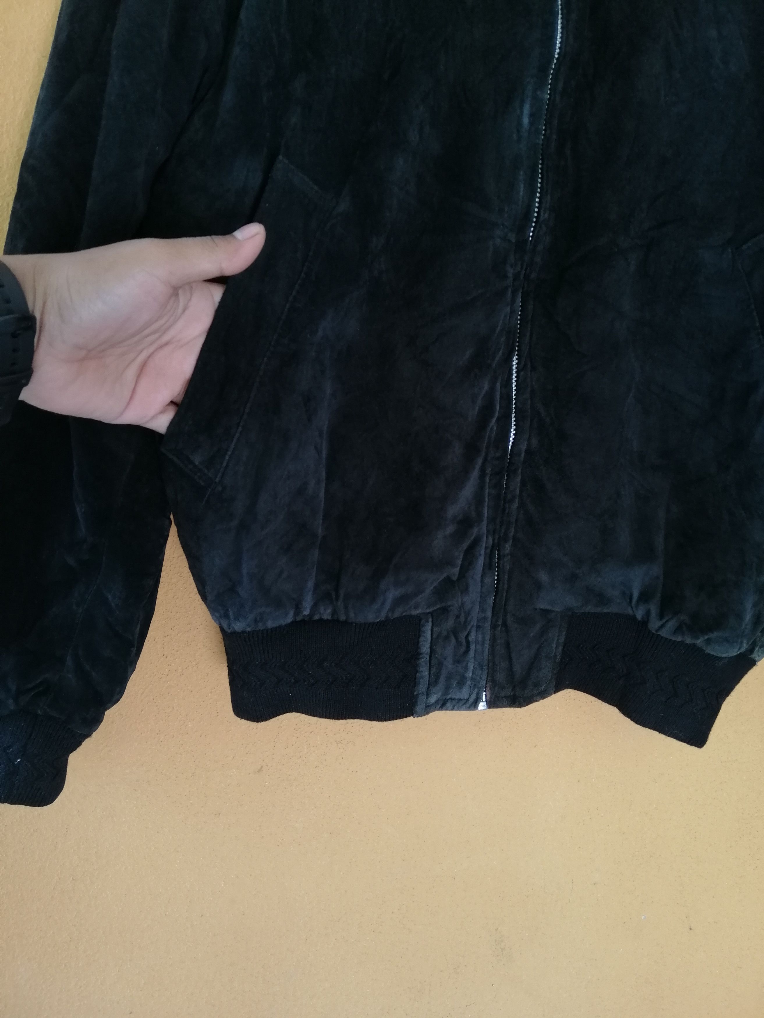 Jun Takahashi Vintage JUN Men Leather Suede Jacket Big Logo B22 Size US M / EU 48-50 / 2 - 8 Thumbnail