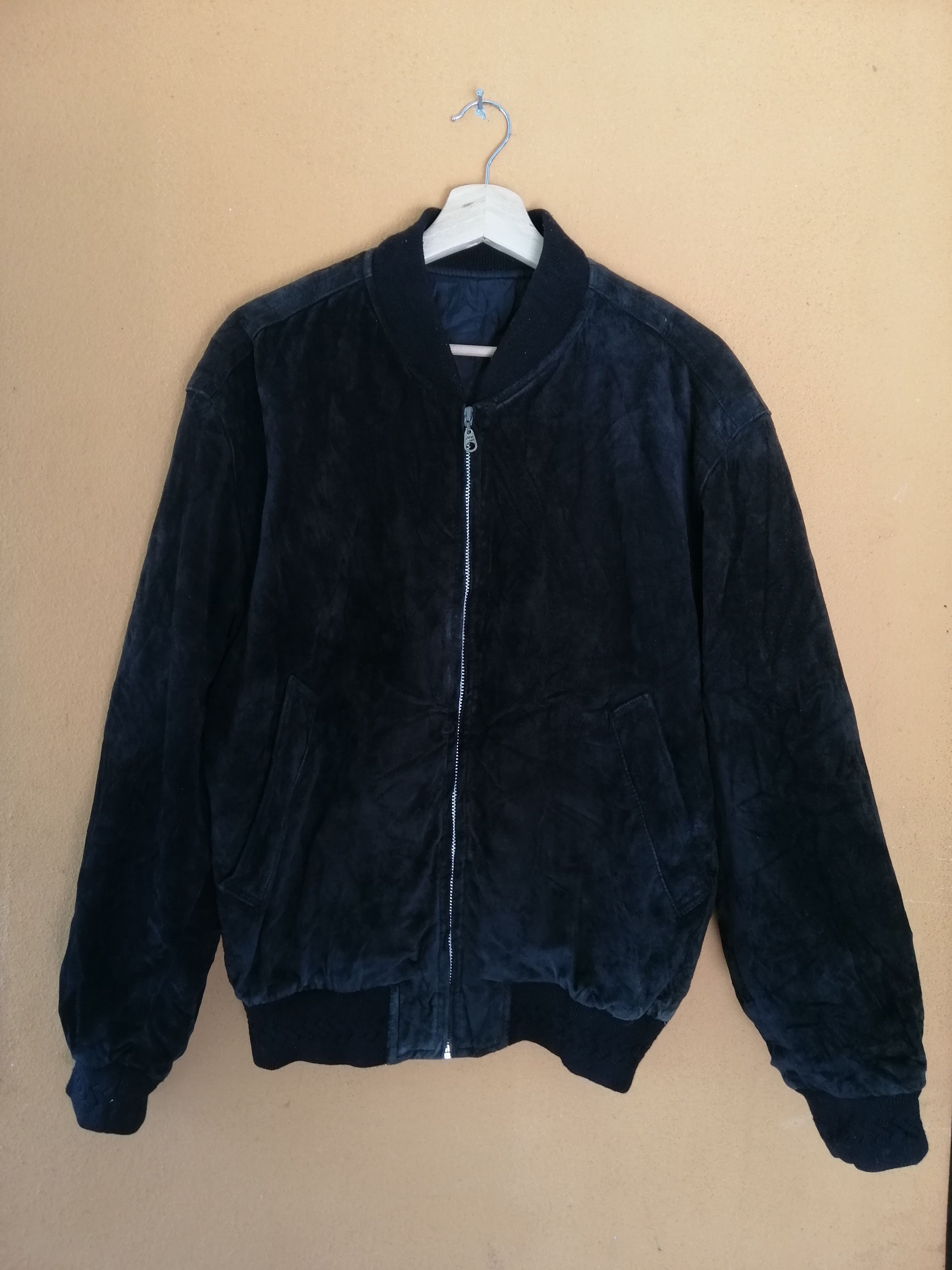Jun Takahashi Vintage JUN Men Leather Suede Jacket Big Logo B22 Size US M / EU 48-50 / 2 - 3 Thumbnail