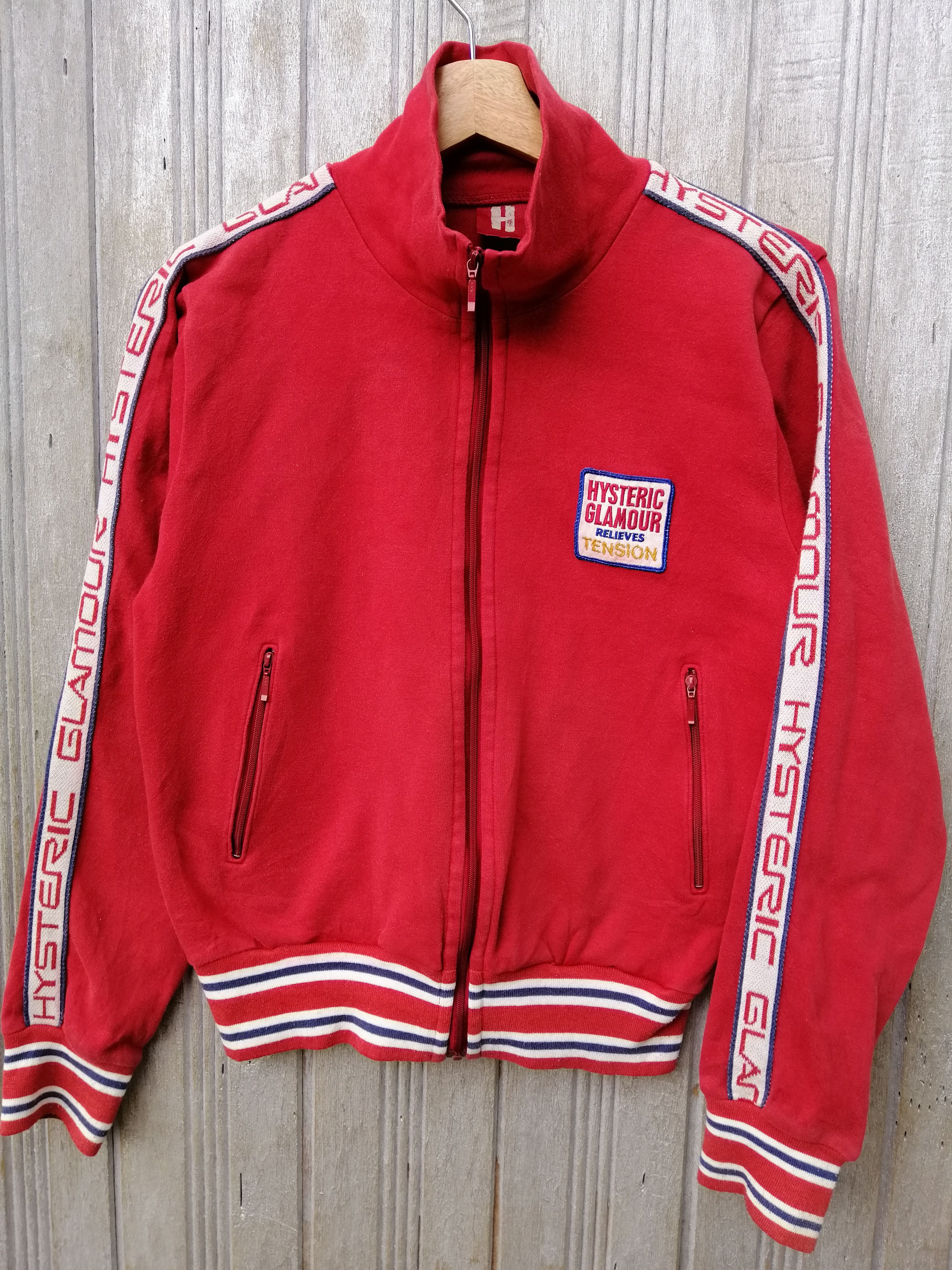 Hysteric Glamour × Japanese Brand Hysteric Glamour Side Tape Zipper Up Sweatshirt B20 Size US S / EU 44-46 / 1 - 1 Thumbnail