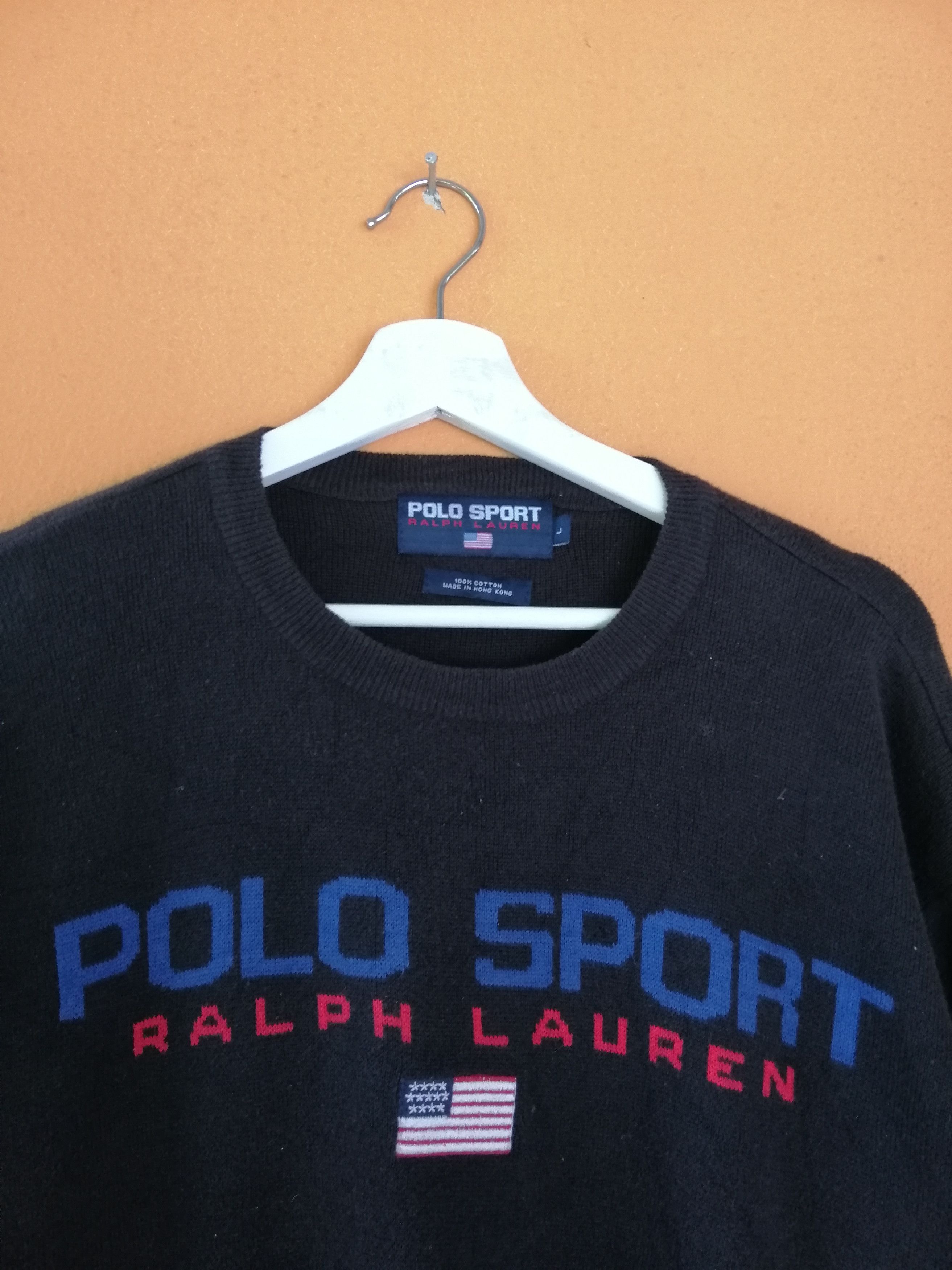 Polo Ralph Lauren Vintage Polo Sport Ralph Lauren Big Logo sweatshirt B19 Size US L / EU 52-54 / 3 - 1 Thumbnail