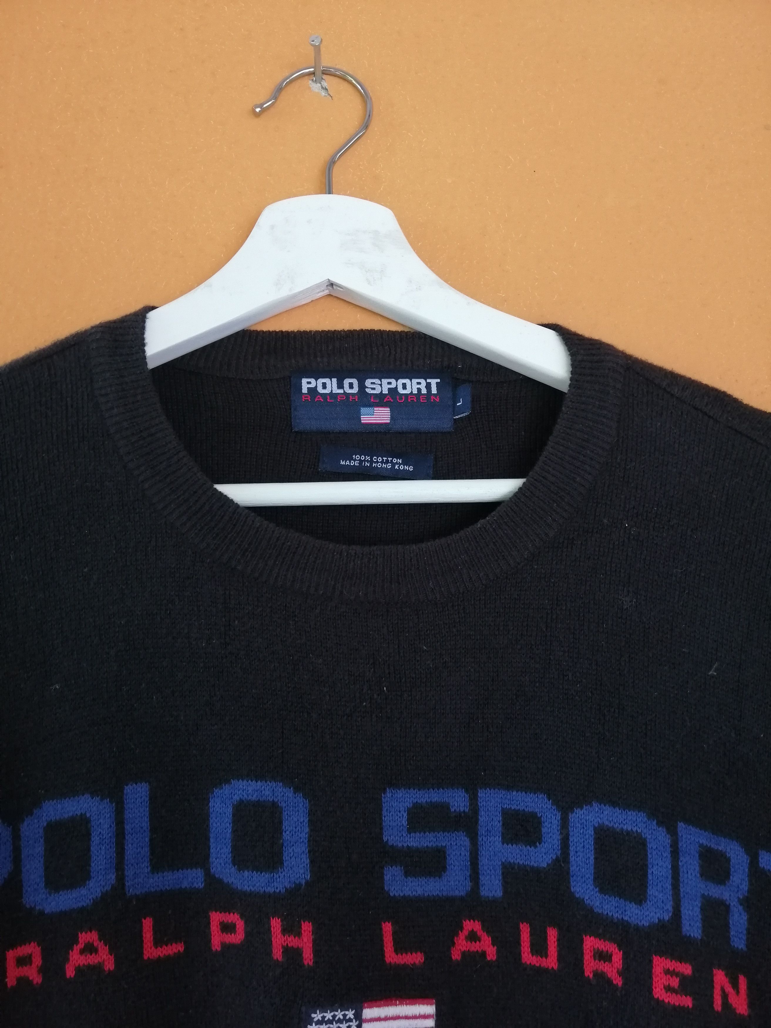 Polo Ralph Lauren Vintage Polo Sport Ralph Lauren Big Logo sweatshirt B19 Size US L / EU 52-54 / 3 - 5 Thumbnail