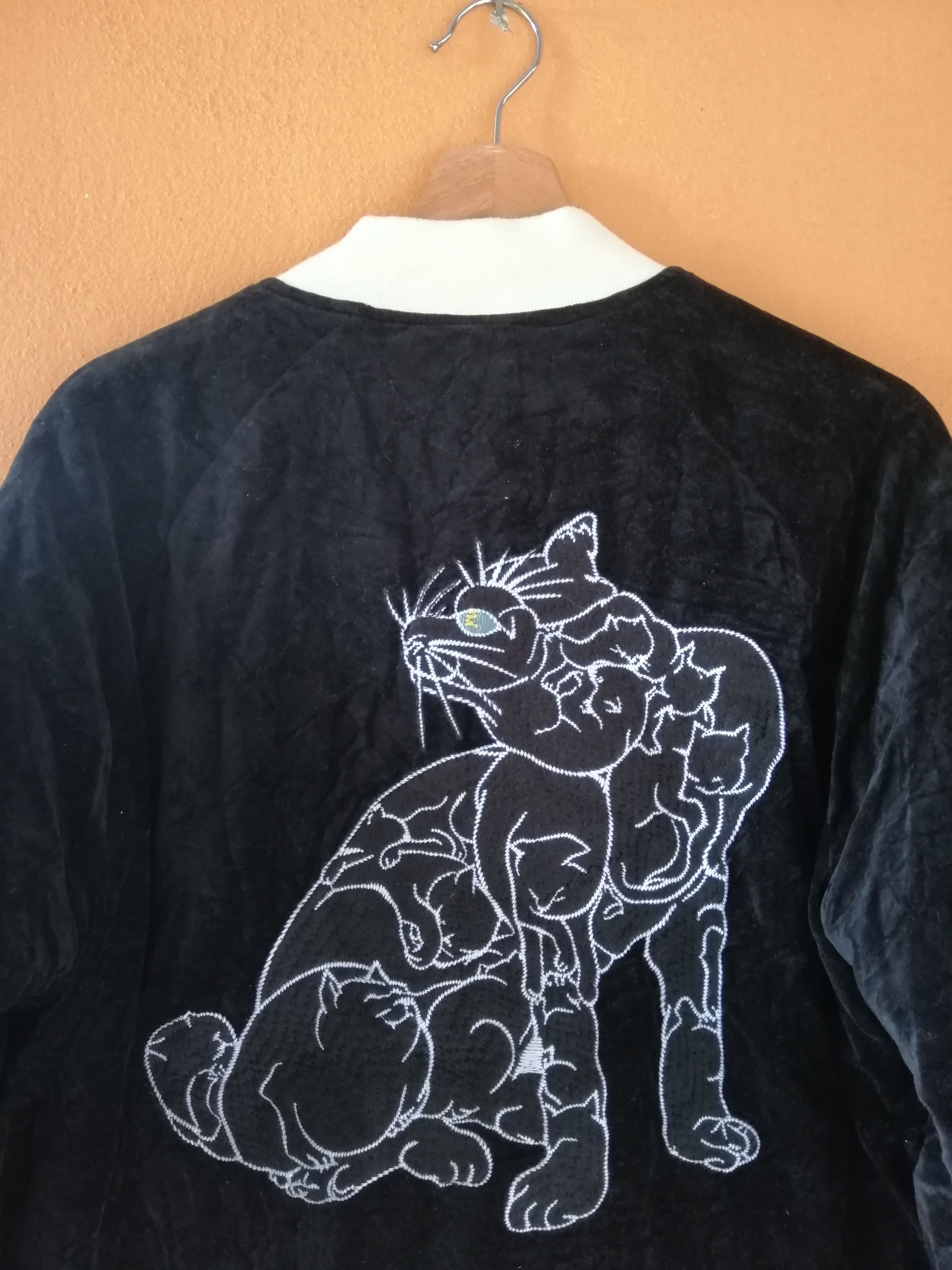 Huf SUKAJAN Black CAT Riversible Satin Line Jacket Black Size US M / EU 48-50 / 2 - 5 Thumbnail