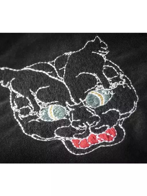Huf SUKAJAN Black CAT Riversible Satin Line Jacket Black Size US M / EU 48-50 / 2 - 15 Thumbnail