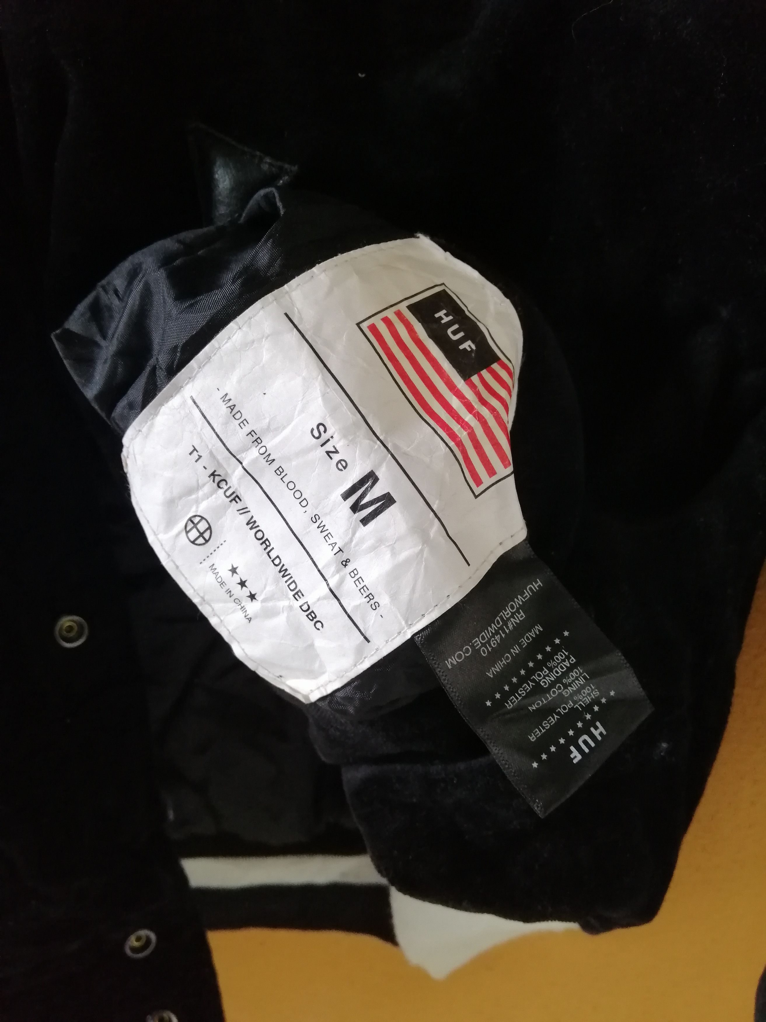 Huf SUKAJAN Black CAT Riversible Satin Line Jacket Black Size US M / EU 48-50 / 2 - 7 Thumbnail