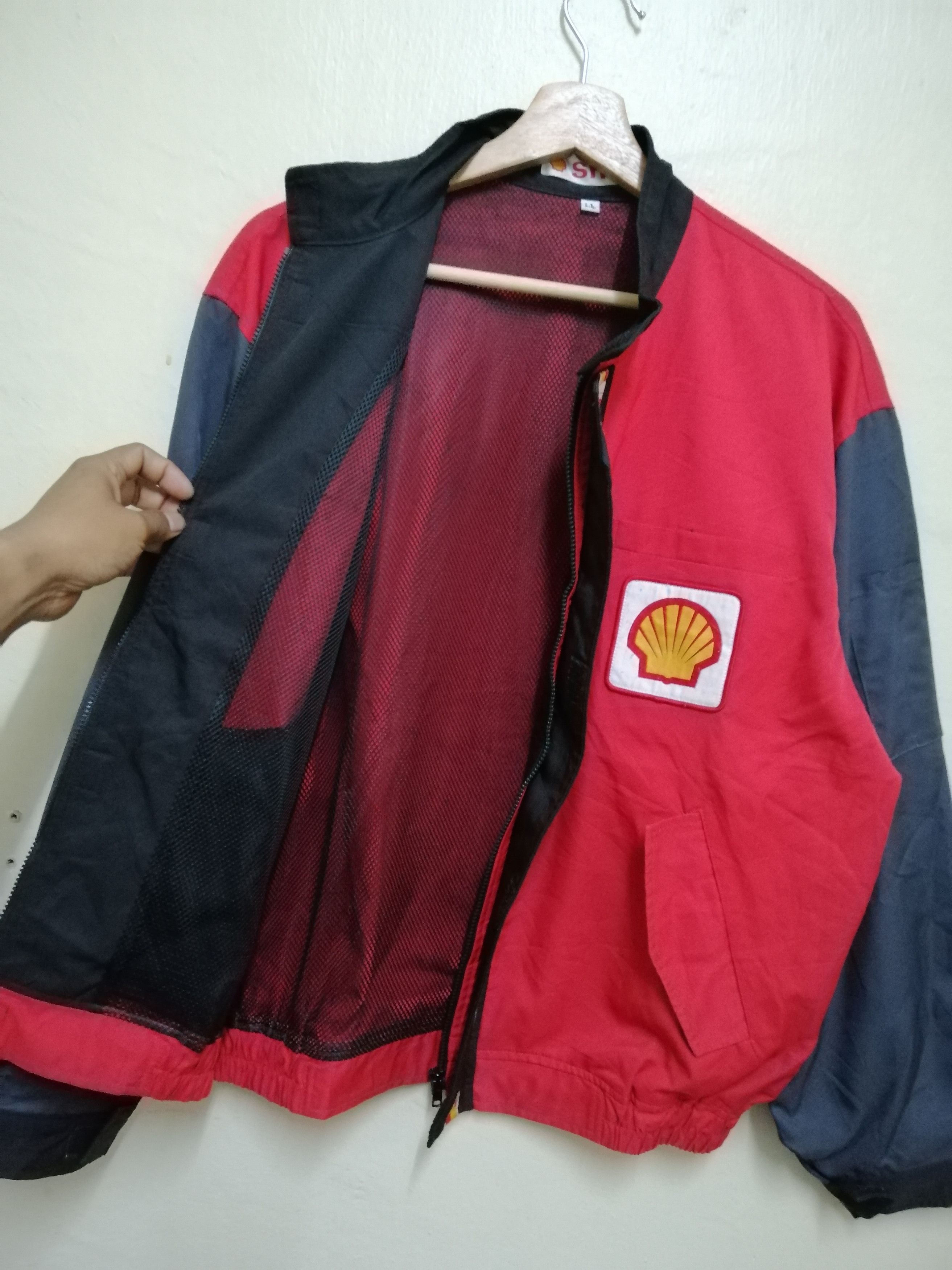 Formula 1 Vintage Shell Jacket Racing Team Motorsports Size US L / EU 52-54 / 3 - 4 Thumbnail