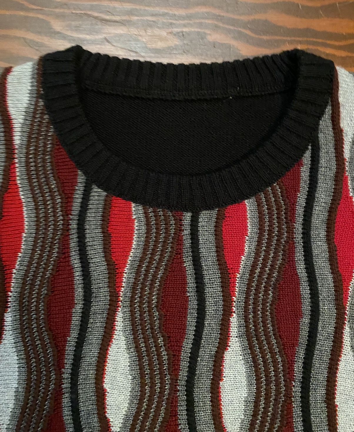 Other × Vintage Vintage 90’s Coogi Style Knit Sweater Size US L / EU 52-54 / 3 - 2 Thumbnail
