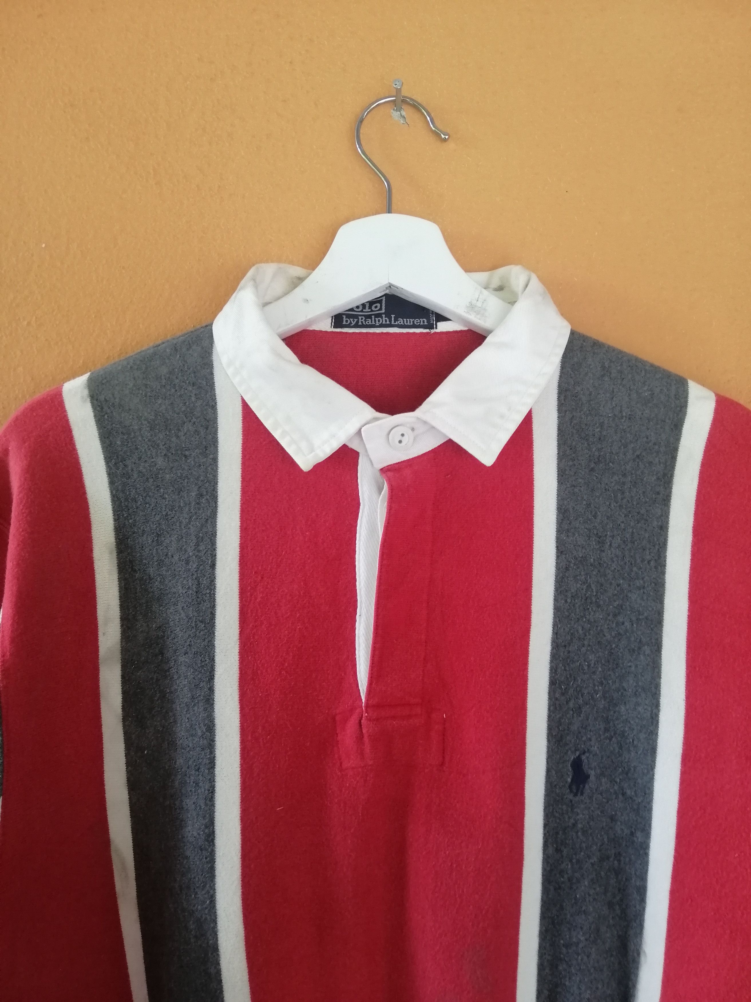Polo Ralph Lauren Vintage polo Ralph Lauren Stripes Down Rugby B16 Size US L / EU 52-54 / 3 - 5 Thumbnail