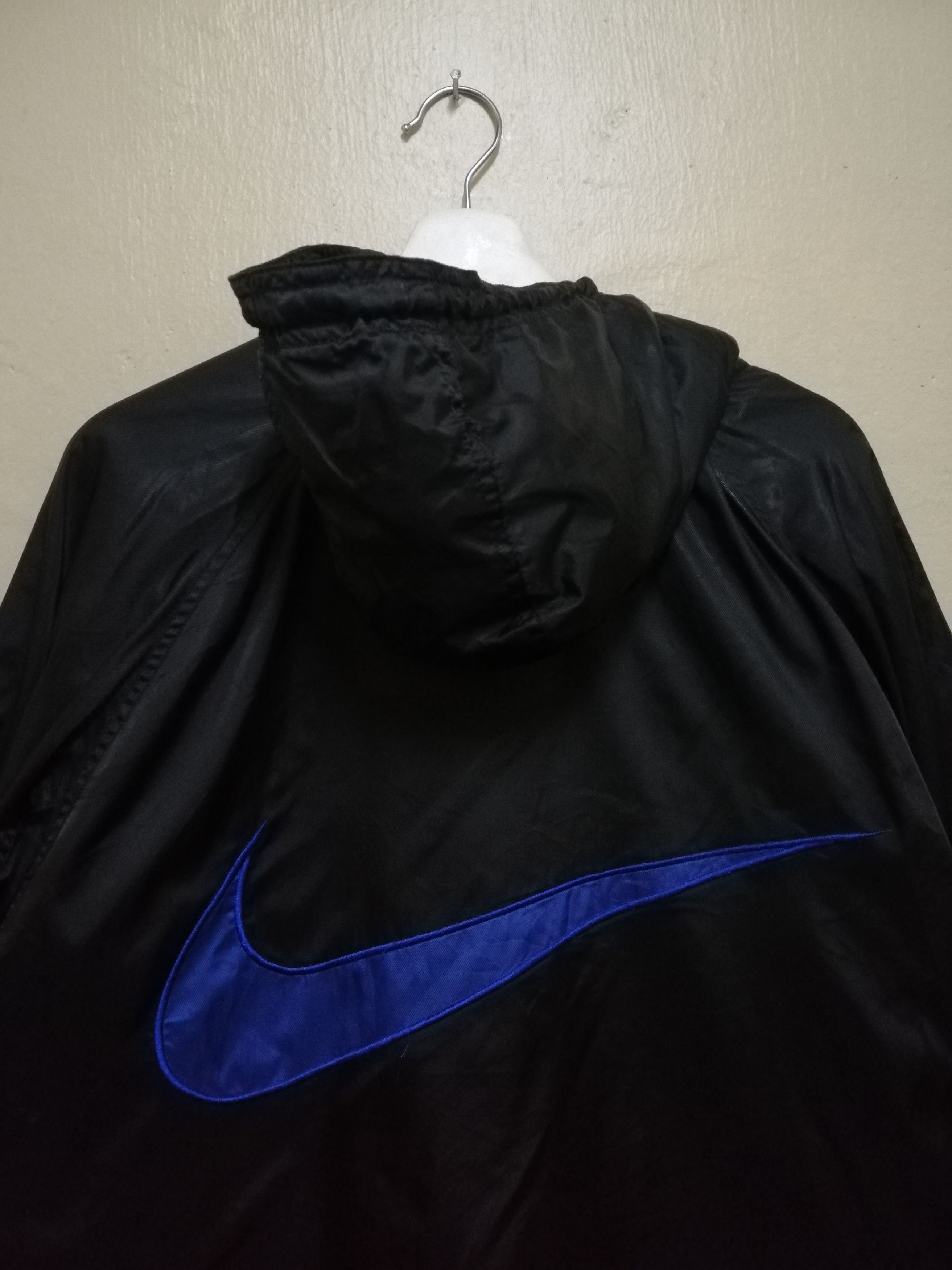Nike Vintage 90s Nike Embroidery Big Swoosh Long Jacket Hoodie Size US XL / EU 56 / 4 - 10 Thumbnail