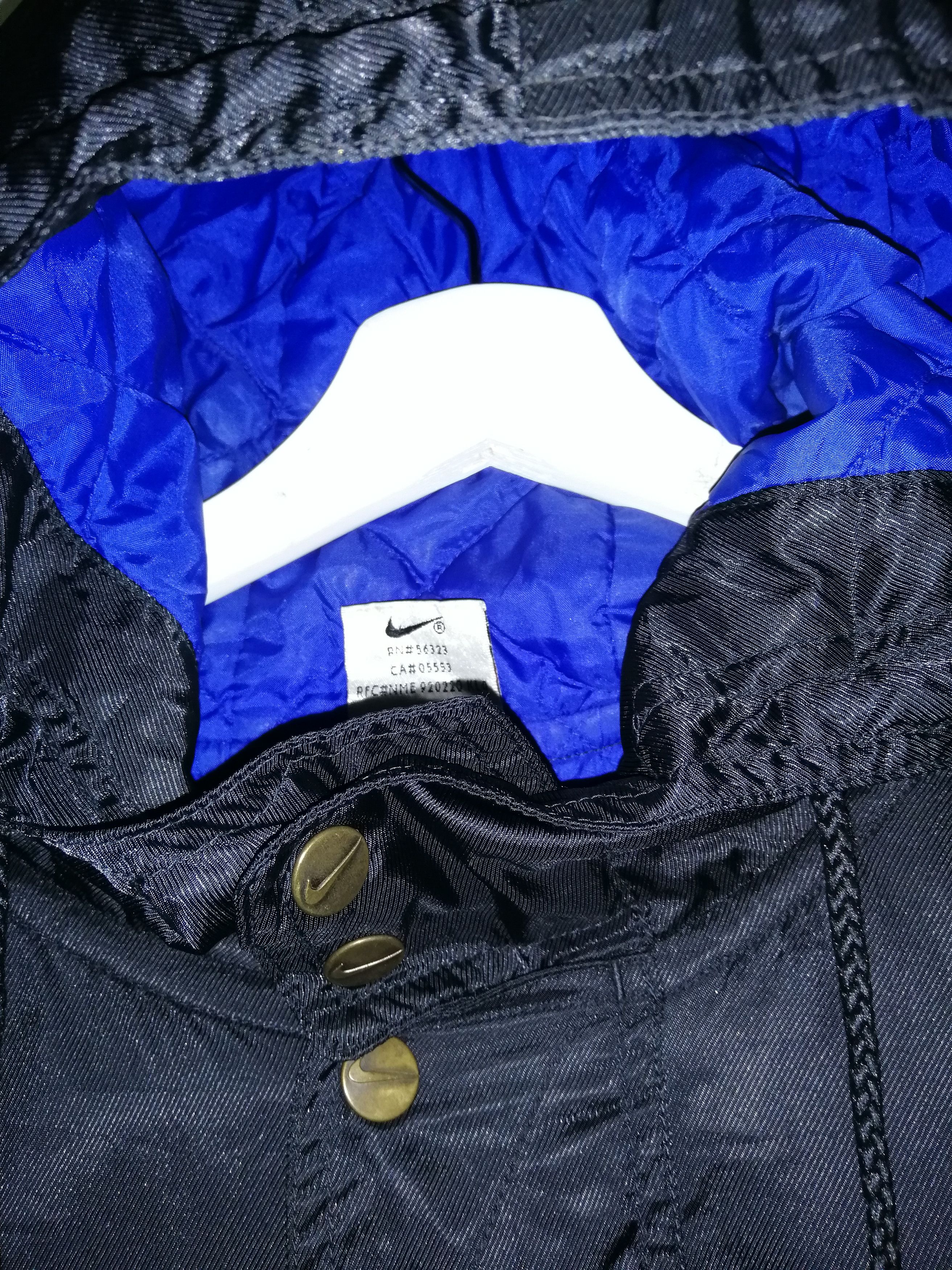 Nike Vintage 90s Nike Embroidery Big Swoosh Long Jacket Hoodie Size US XL / EU 56 / 4 - 5 Thumbnail