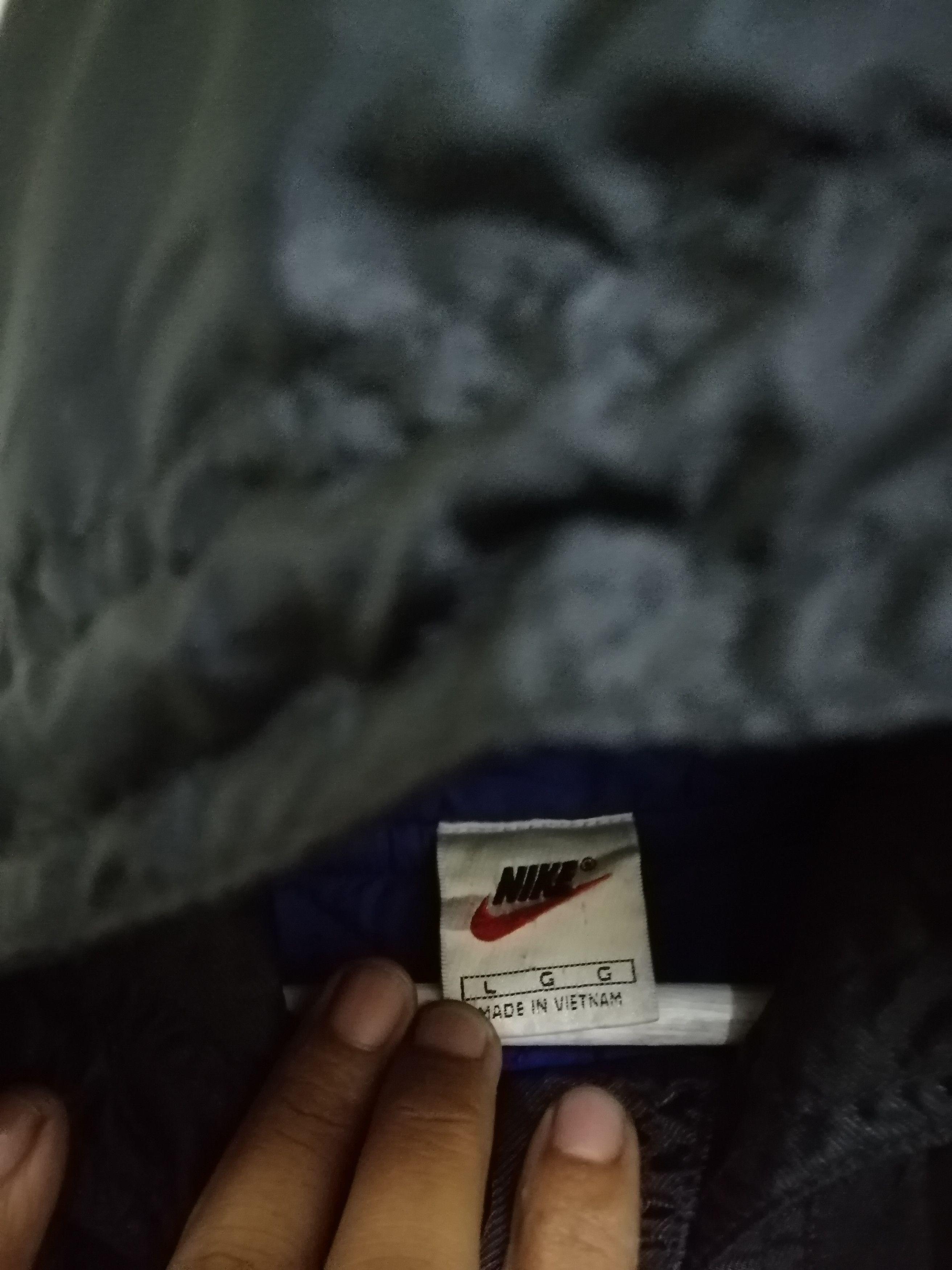 Nike Vintage 90s Nike Embroidery Big Swoosh Long Jacket Hoodie Size US XL / EU 56 / 4 - 6 Thumbnail