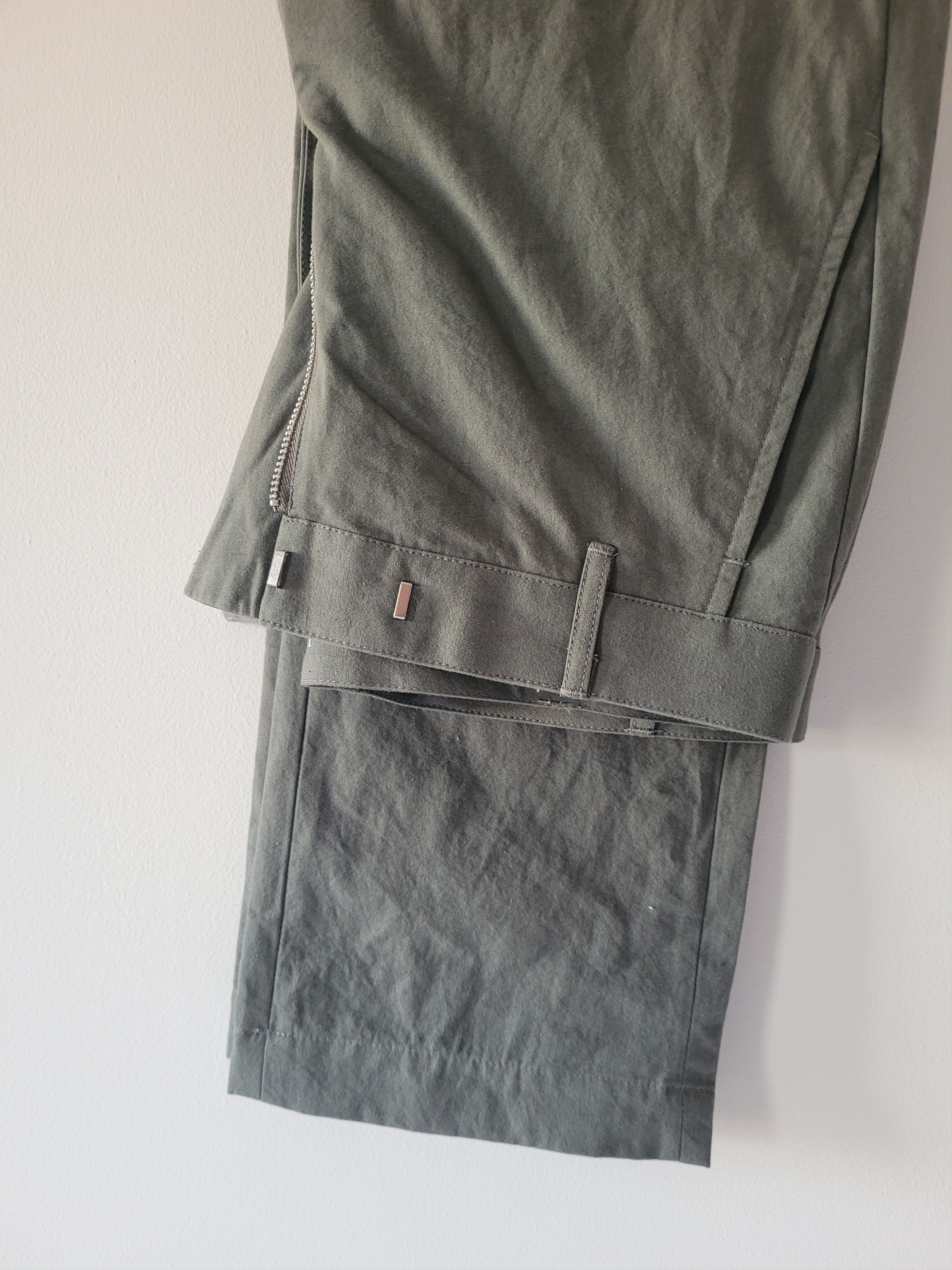 Entireworld Army Green Pleated Pants Size US 28 / EU 44 - 4 Thumbnail