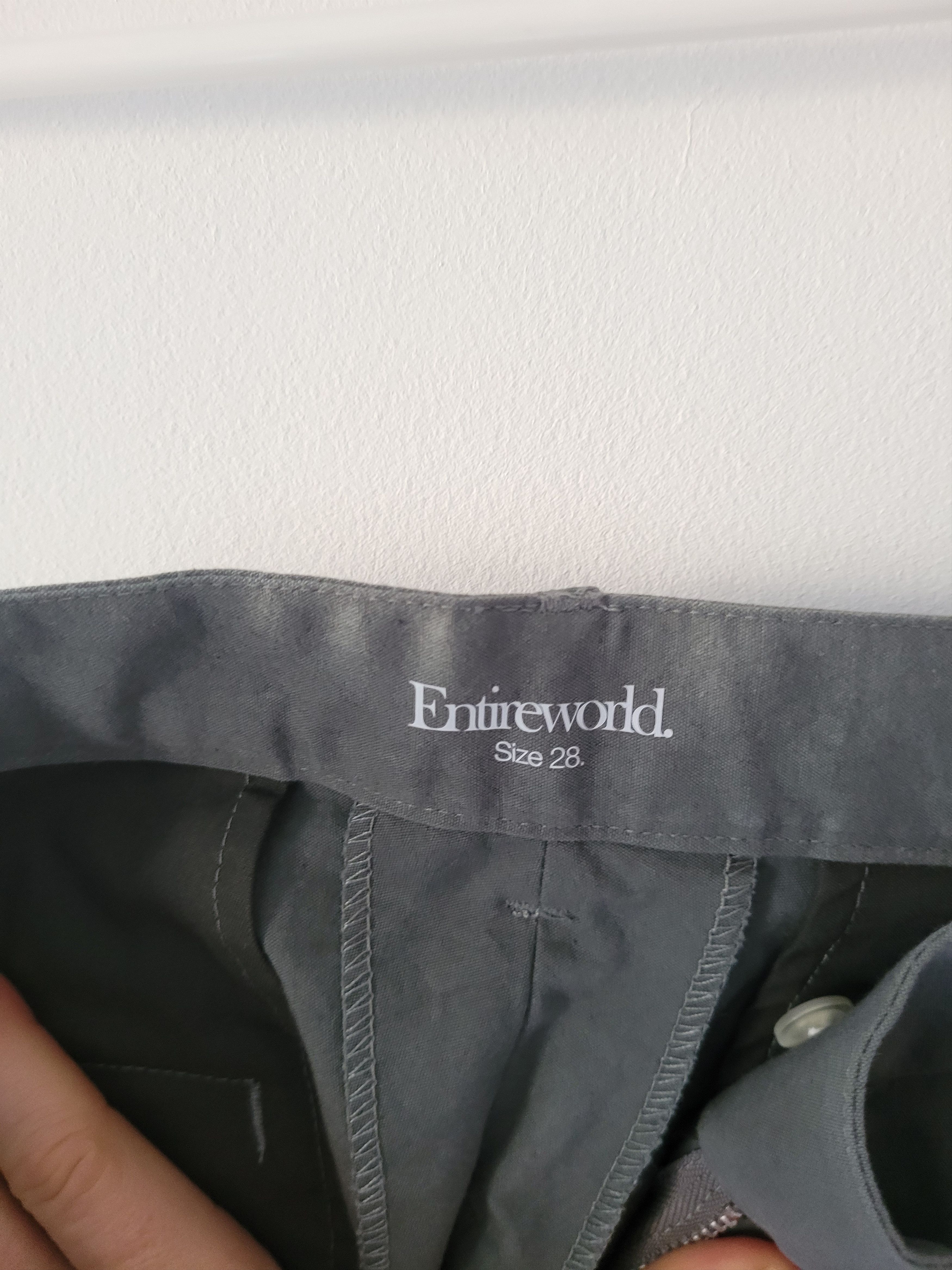 Entireworld Army Green Pleated Pants Size US 28 / EU 44 - 3 Thumbnail