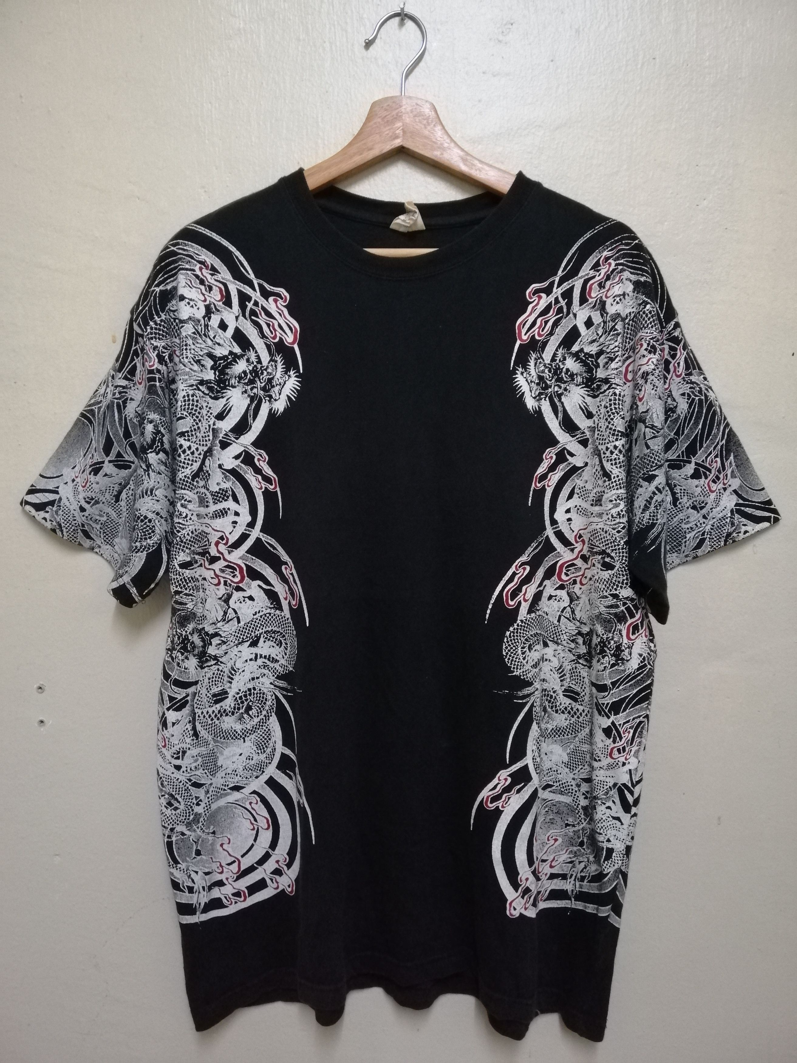 Japanese Brand Vintage SUKAJAN TSHIRT Dragon Nice Design Size US L / EU 52-54 / 3 - 1 Thumbnail