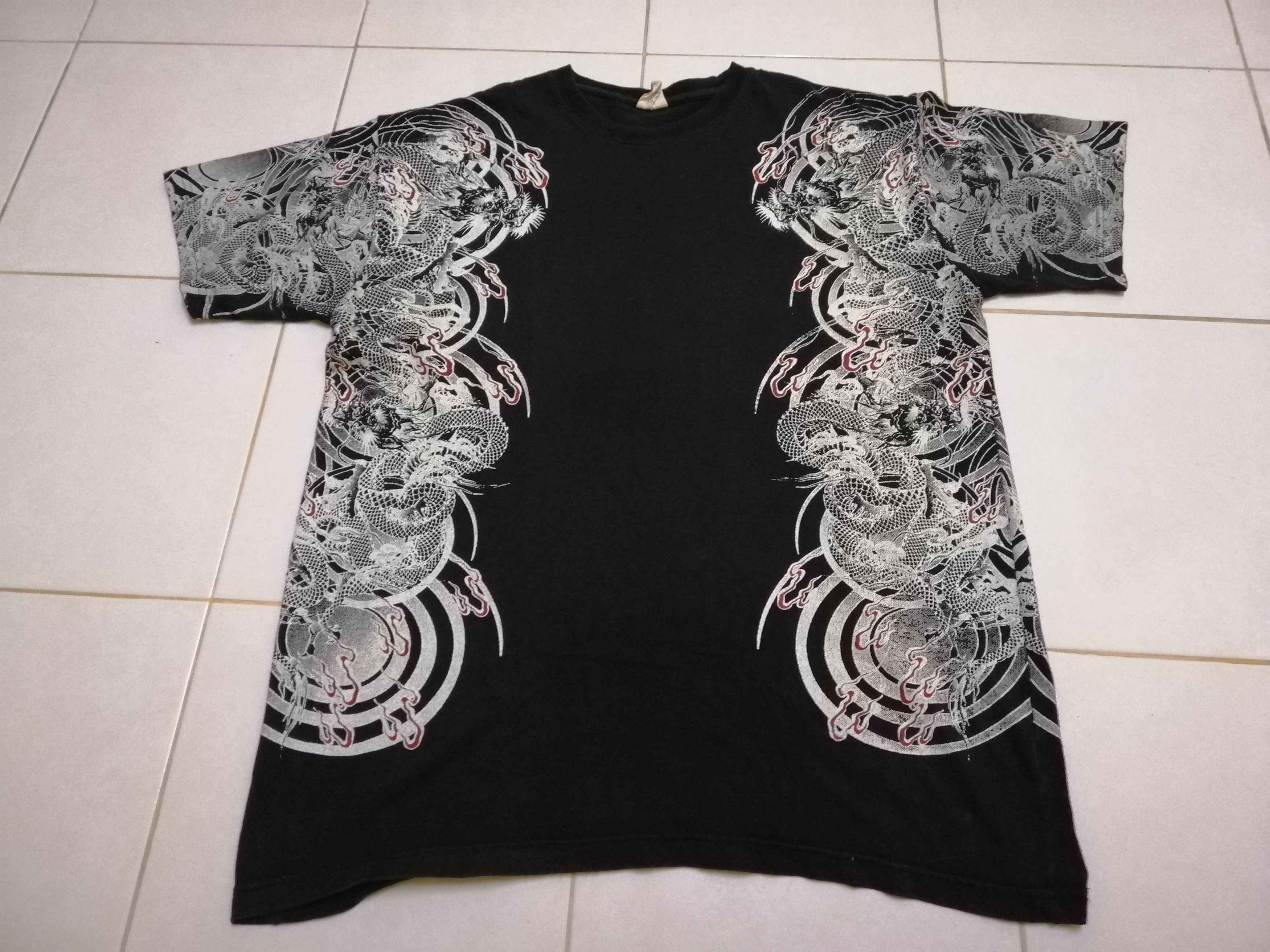 Japanese Brand Vintage SUKAJAN TSHIRT Dragon Nice Design Size US L / EU 52-54 / 3 - 3 Thumbnail