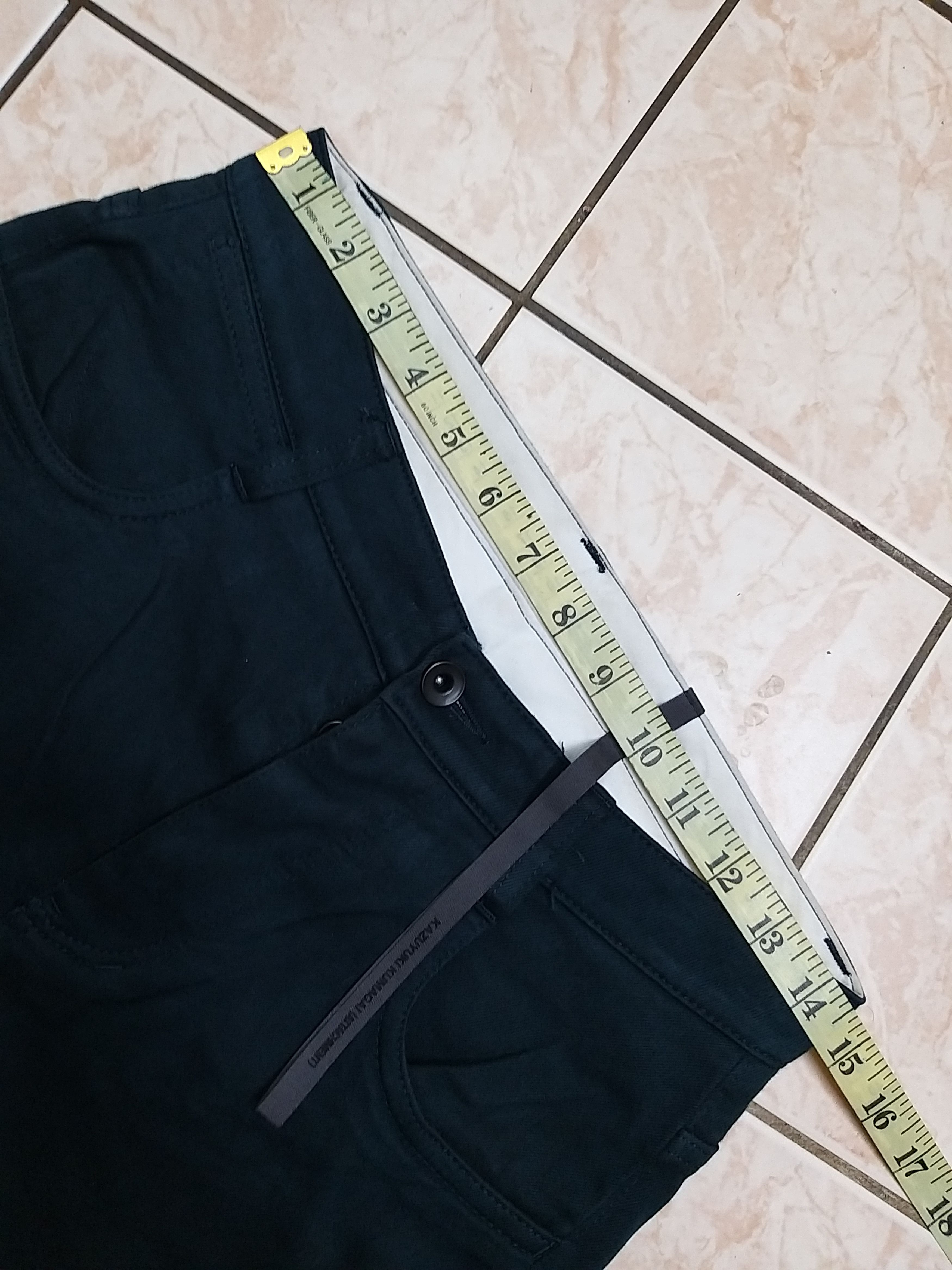 Kazuyuki Kumagai Attachment JAPANESE DENIM KAZUYUKI KUMAGAI "ATTACHMENT"BLACK DENIM Size US 29 - 8 Thumbnail