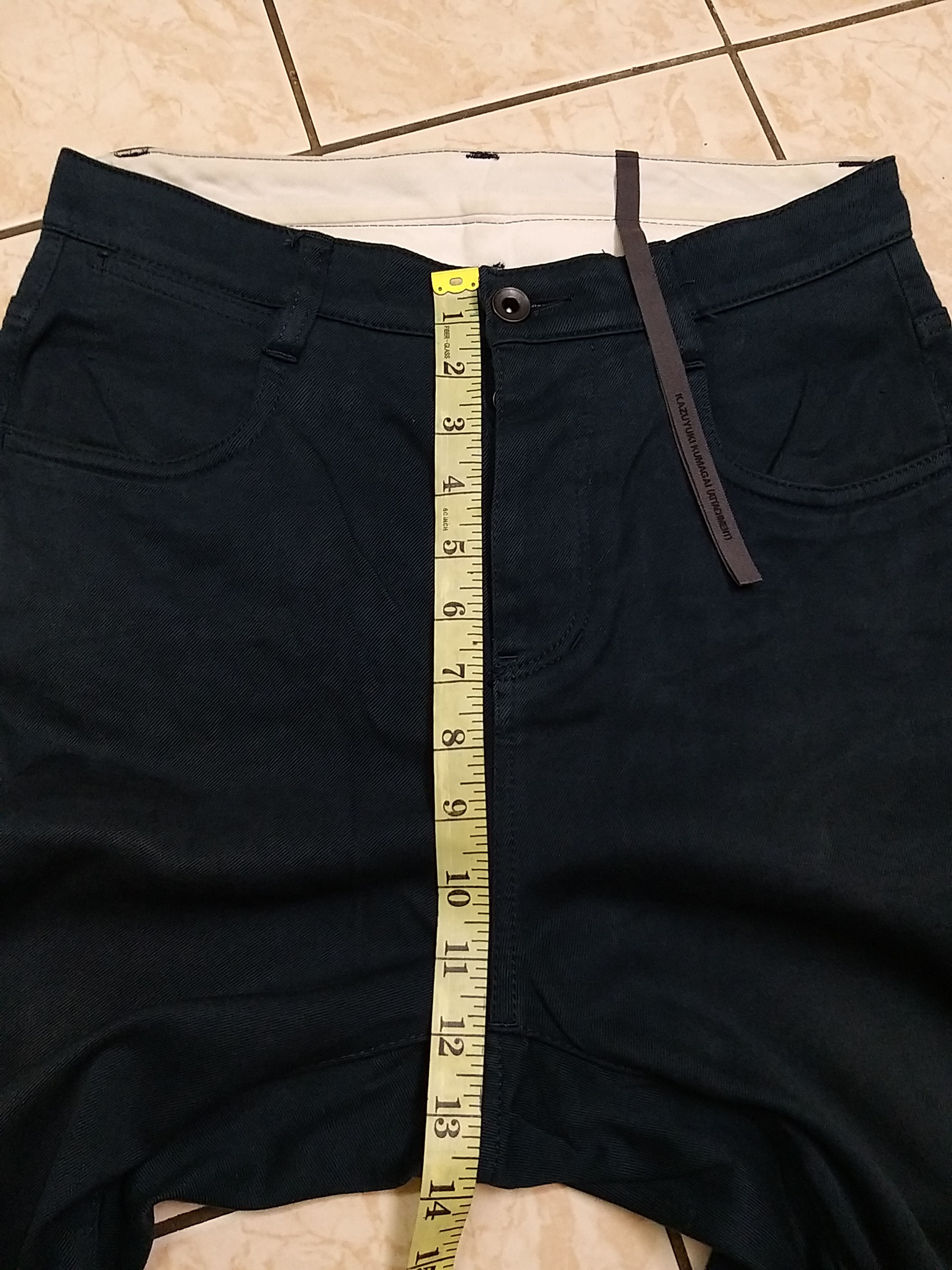 Kazuyuki Kumagai Attachment JAPANESE DENIM KAZUYUKI KUMAGAI "ATTACHMENT"BLACK DENIM Size US 29 - 9 Thumbnail