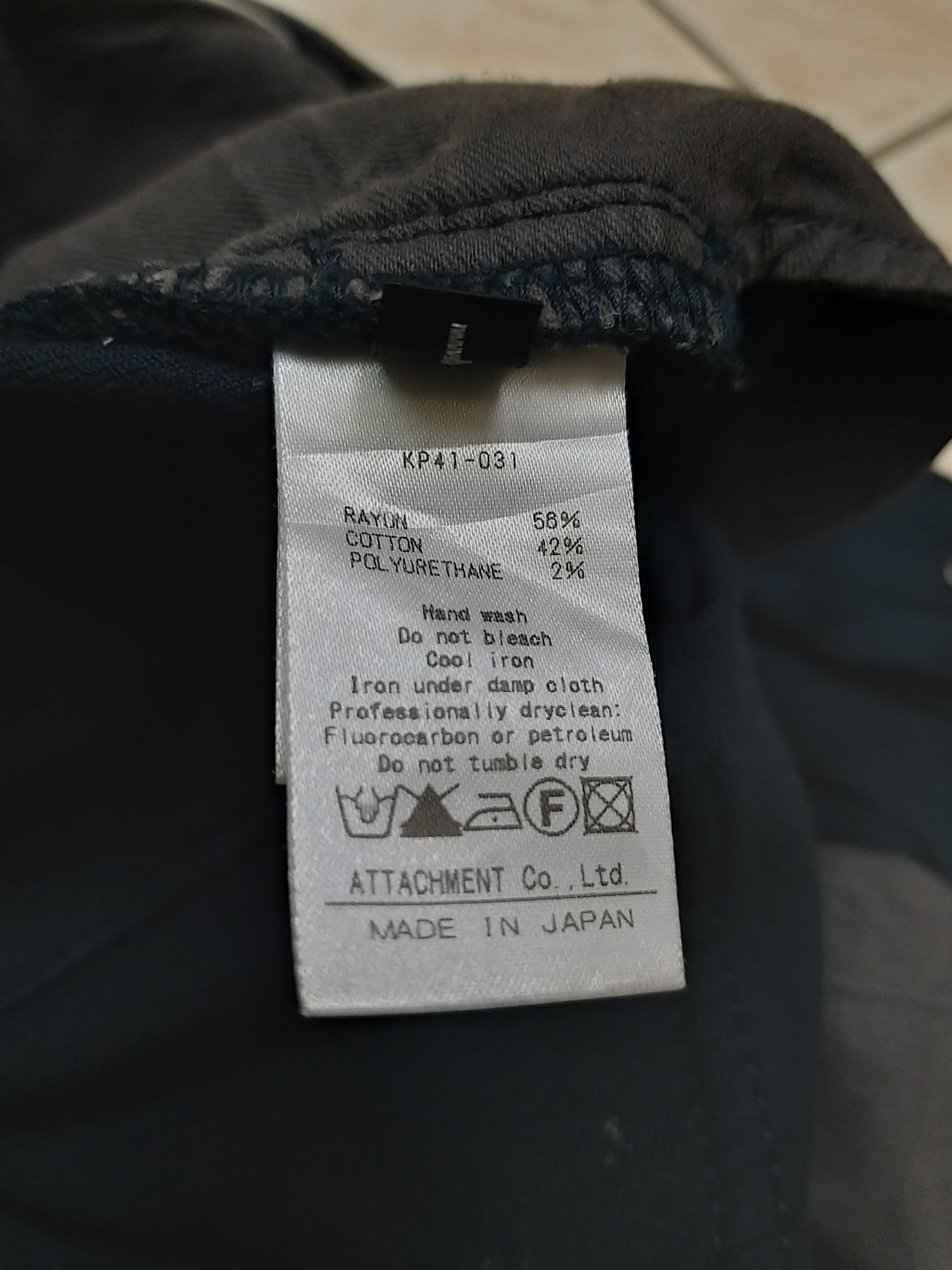 Kazuyuki Kumagai Attachment JAPANESE DENIM KAZUYUKI KUMAGAI "ATTACHMENT"BLACK DENIM Size US 29 - 14 Thumbnail