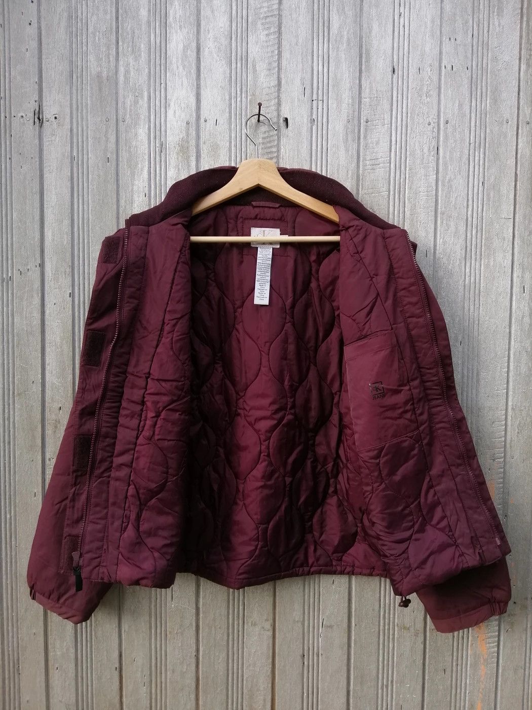 Calvin Klein Vintage CALVIN KLIEN Bomber Style Jacket Size US M / EU 48-50 / 2 - 1 Thumbnail