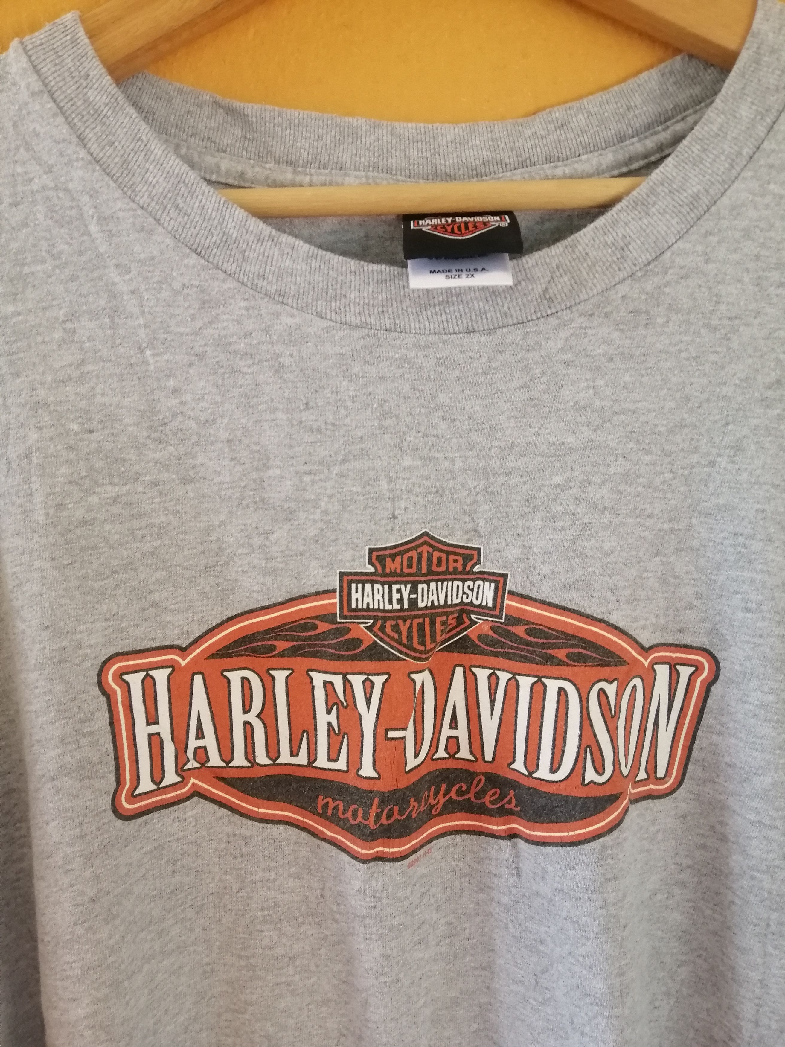 Harley Davidson × Vintage Vintage Harley Davidson Long Sleeve T Shirt Size US XL / EU 56 / 4 - 5 Thumbnail