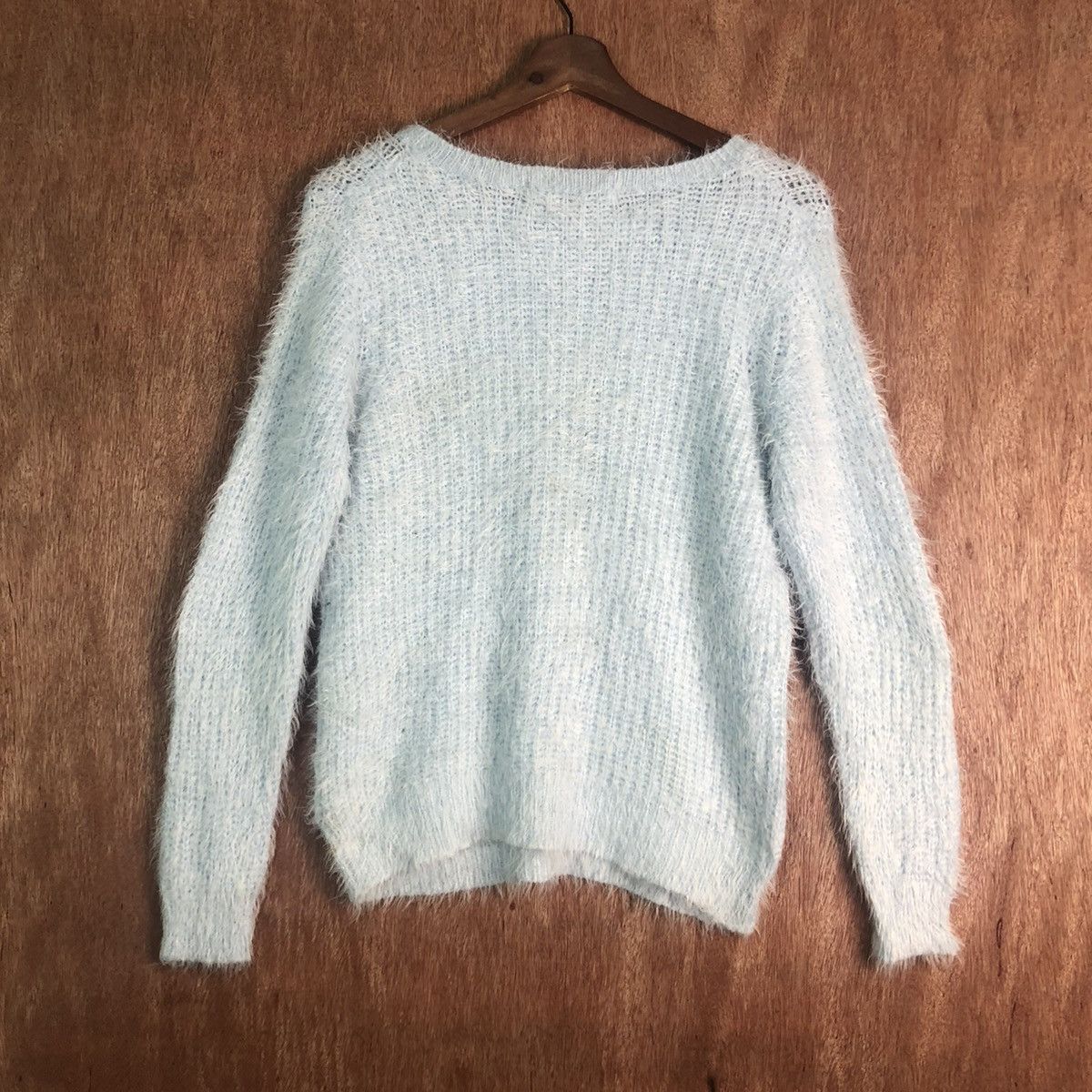 Homespun Knitwear Blue Strive Soft Blue Mohair KNitwear Size US M / EU 48-50 / 2 - 10 Thumbnail