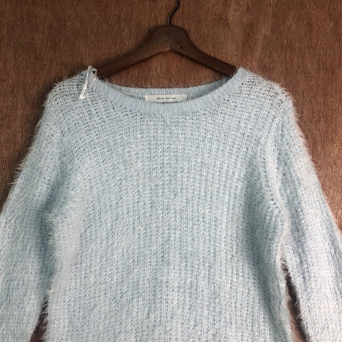 Homespun Knitwear Blue Strive Soft Blue Mohair KNitwear Size US M / EU 48-50 / 2 - 2 Thumbnail