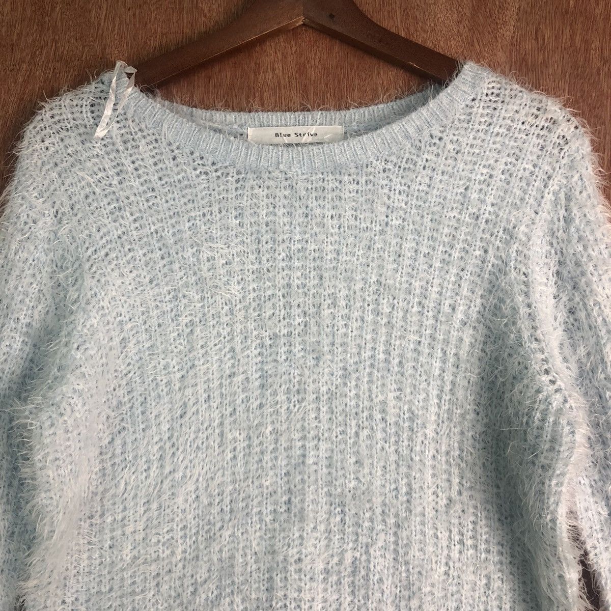 Homespun Knitwear Blue Strive Soft Blue Mohair KNitwear Size US M / EU 48-50 / 2 - 8 Thumbnail