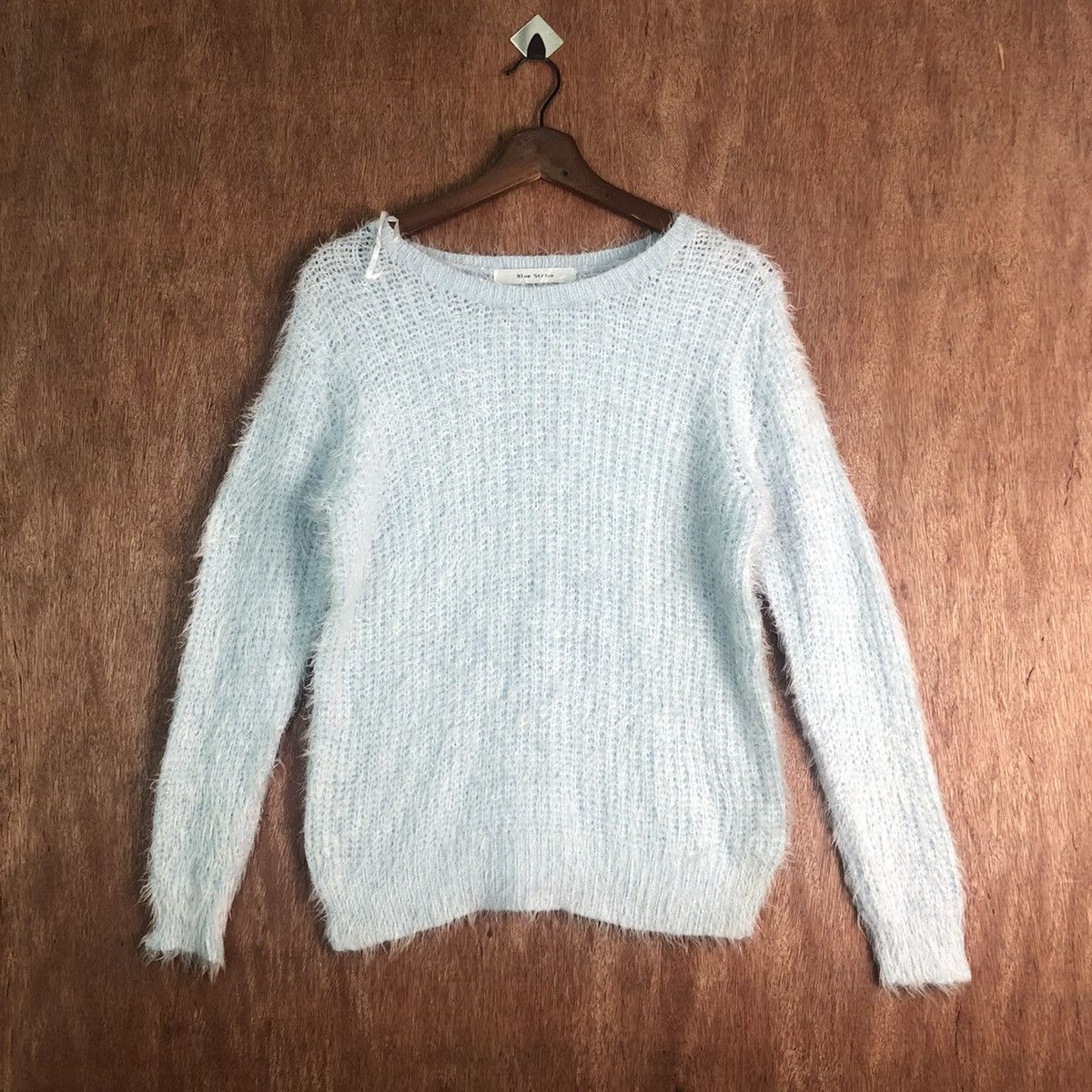 Homespun Knitwear Blue Strive Soft Blue Mohair KNitwear Size US M / EU 48-50 / 2 - 1 Thumbnail