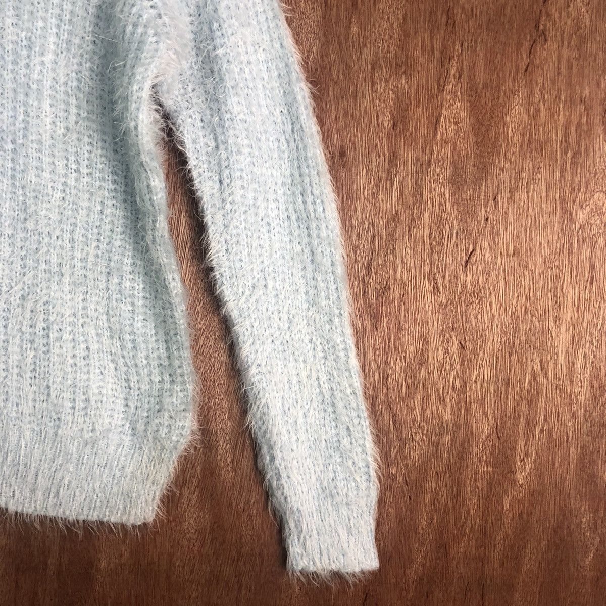 Homespun Knitwear Blue Strive Soft Blue Mohair KNitwear Size US M / EU 48-50 / 2 - 5 Thumbnail
