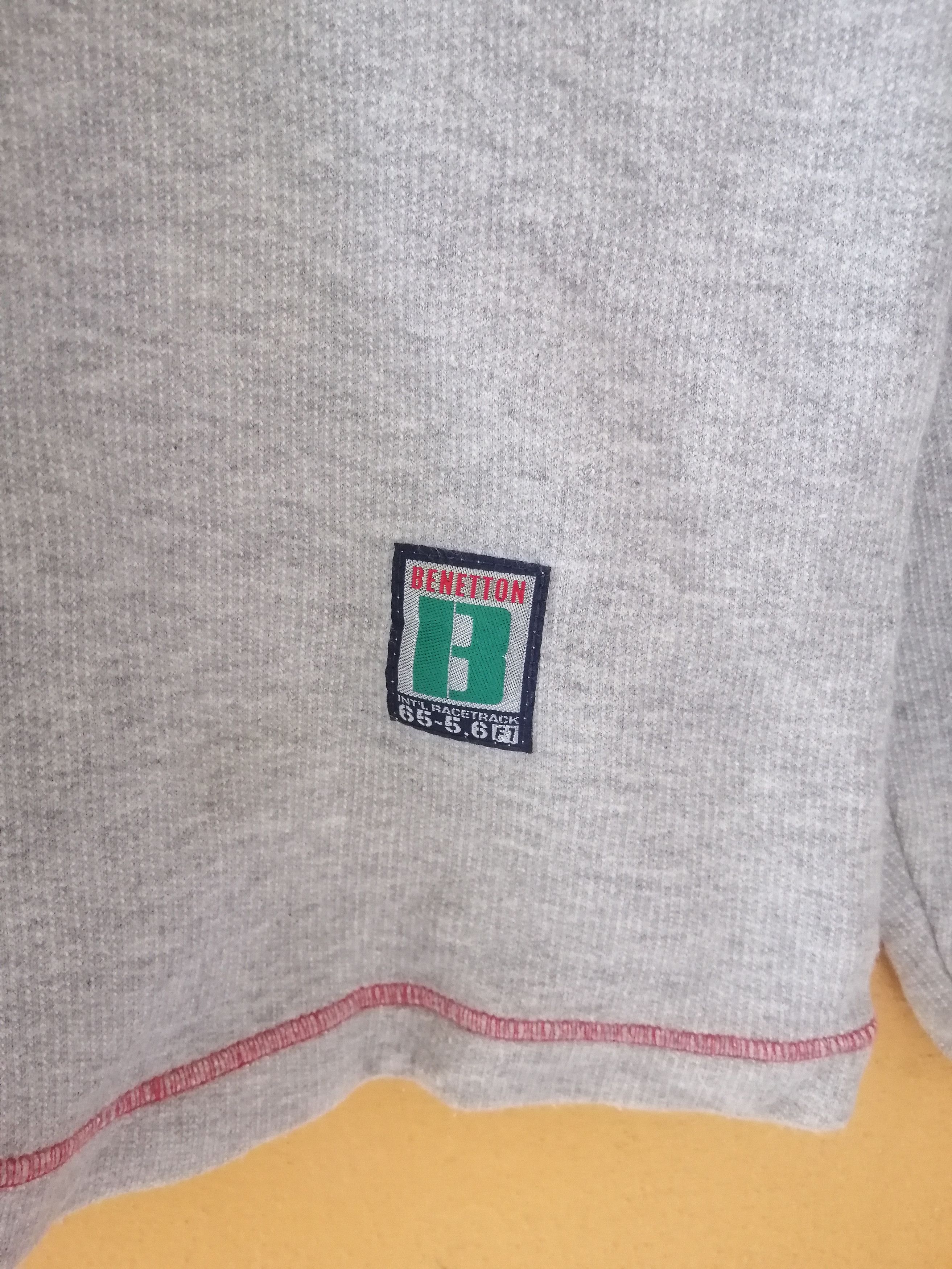 Benetton Vintage Benetton Big Logo Jumper Fullover Sweatshirt B20 Size US M / EU 48-50 / 2 - 7 Thumbnail