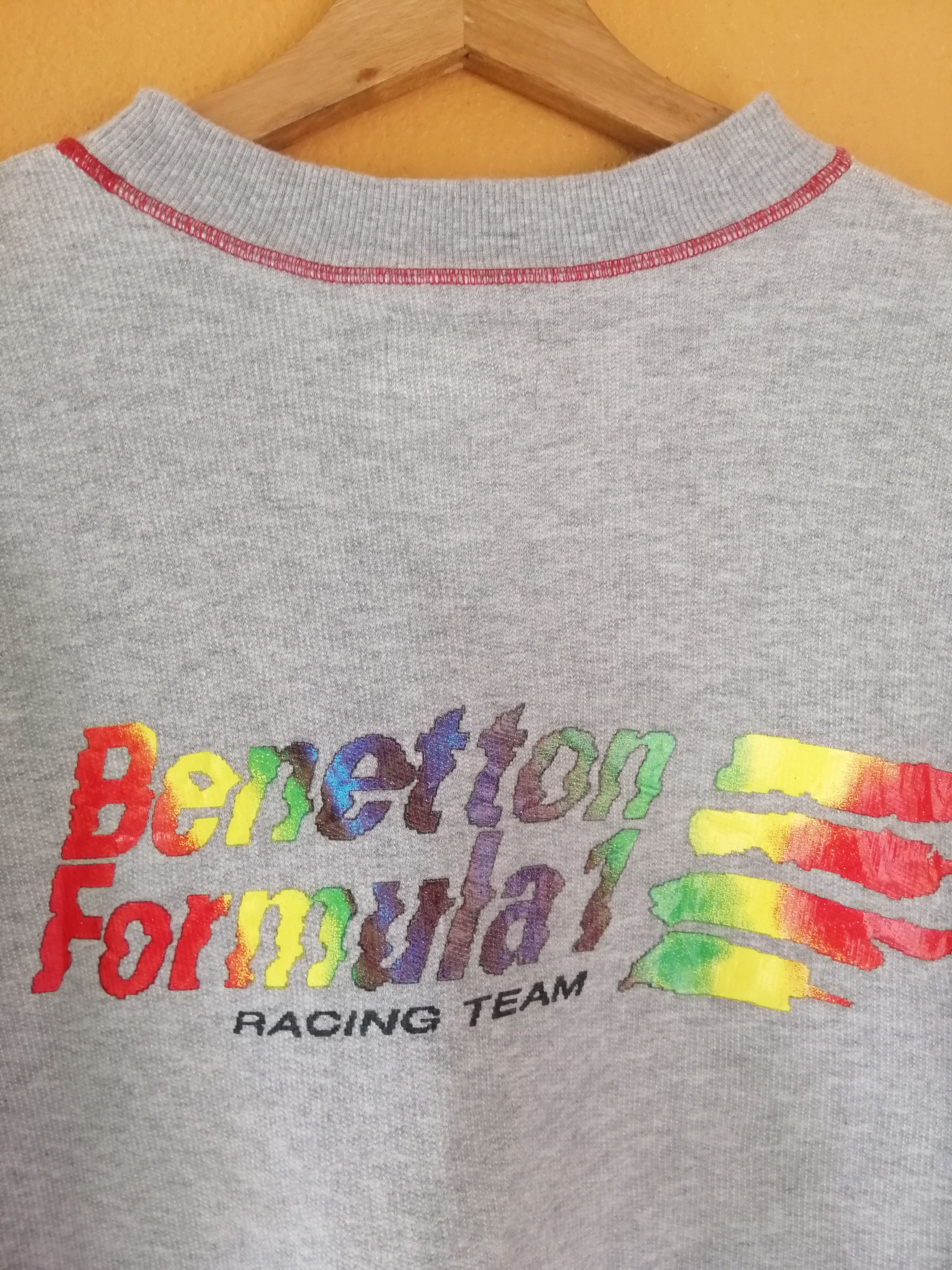 Benetton Vintage Benetton Big Logo Jumper Fullover Sweatshirt B20 Size US M / EU 48-50 / 2 - 9 Thumbnail