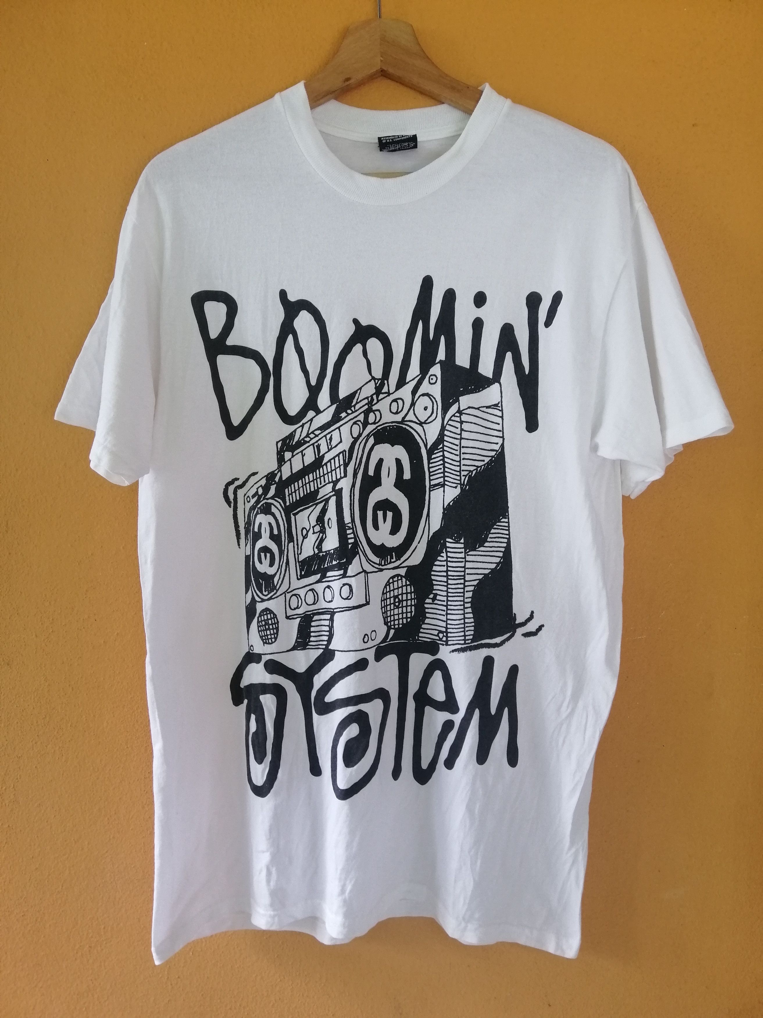 Stussy Vintage Stussy Boomin' System Tshirt Size US M / EU 48-50 / 2 - 1 Thumbnail