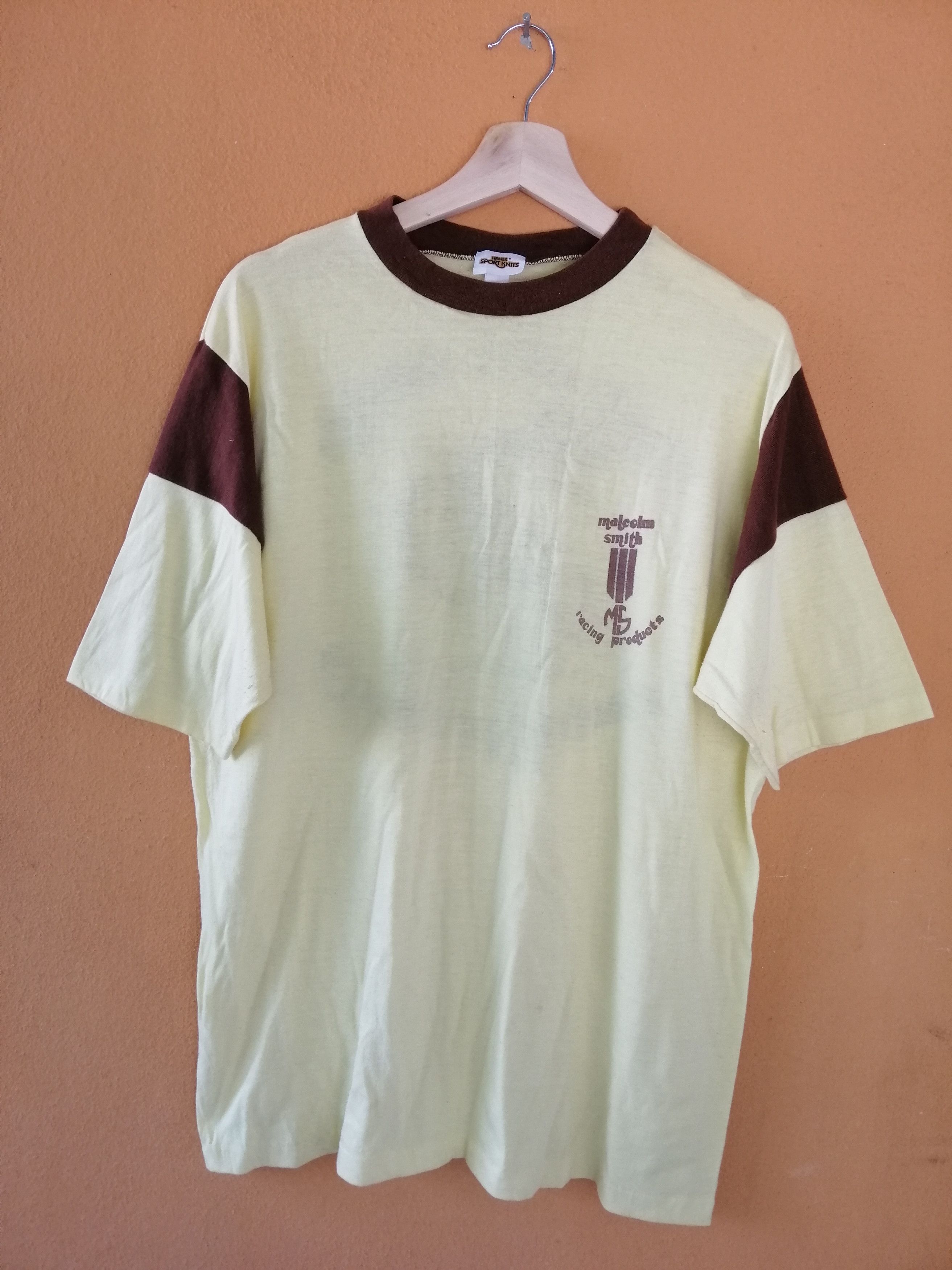 Hanes × Vintage Vintage 80s Malcolm Smith Racing Products Motocross tee Size US L / EU 52-54 / 3 - 2 Thumbnail