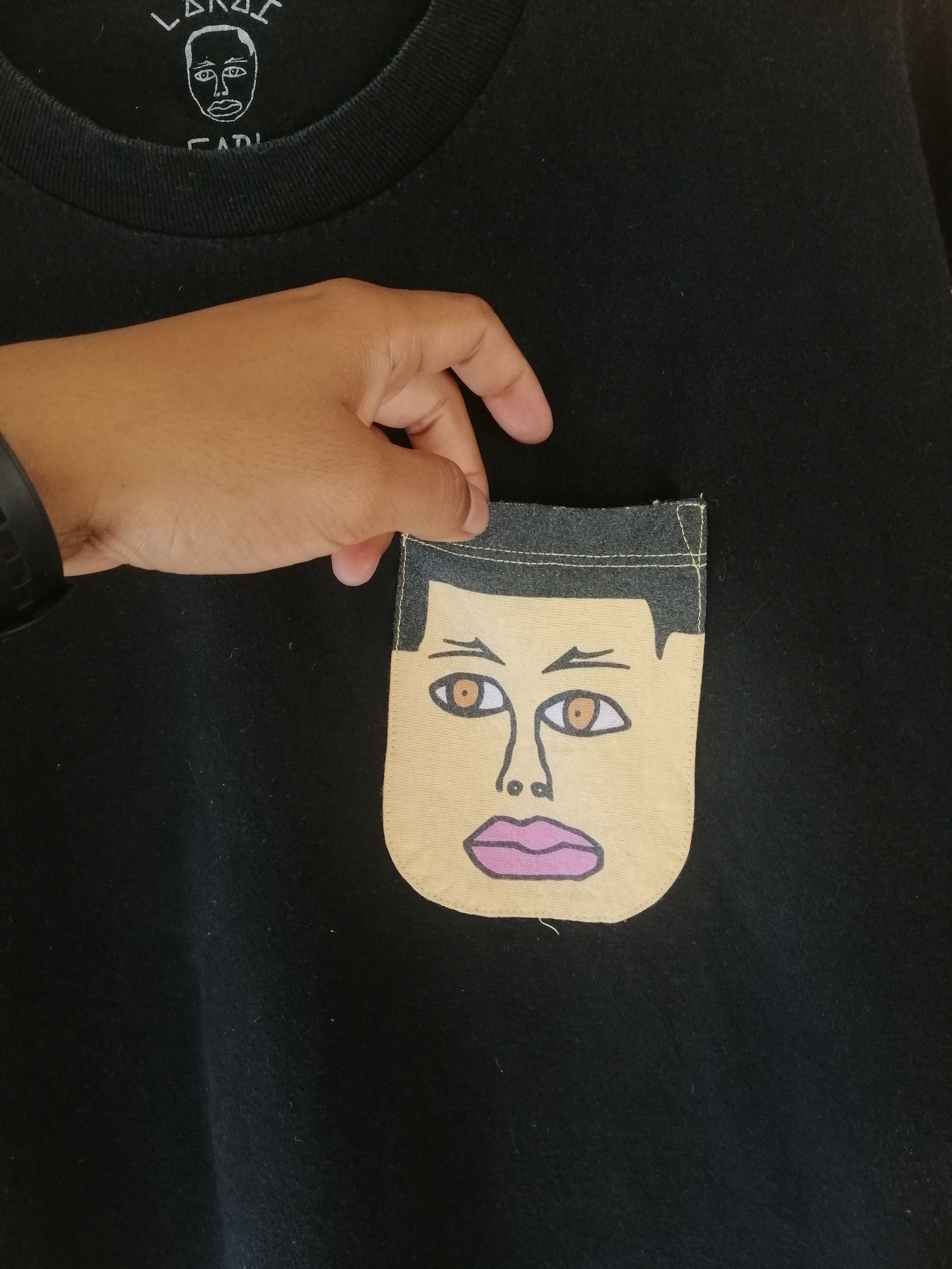 Earl Sweatshirt EARL x Lakai Pocket "Face" Tshirt Size US XL / EU 56 / 4 - 4 Thumbnail