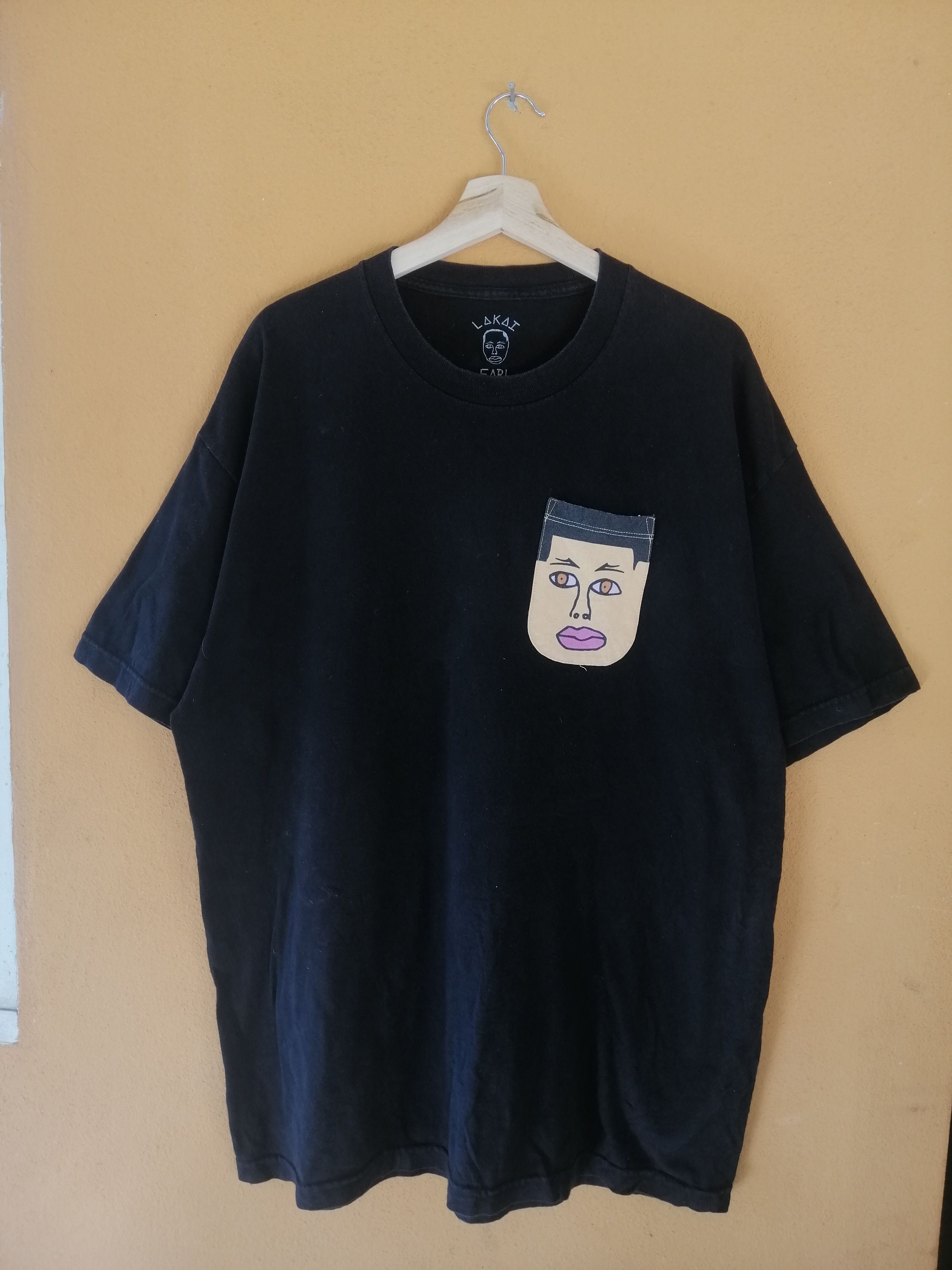 Earl Sweatshirt EARL x Lakai Pocket "Face" Tshirt Size US XL / EU 56 / 4 - 1 Thumbnail