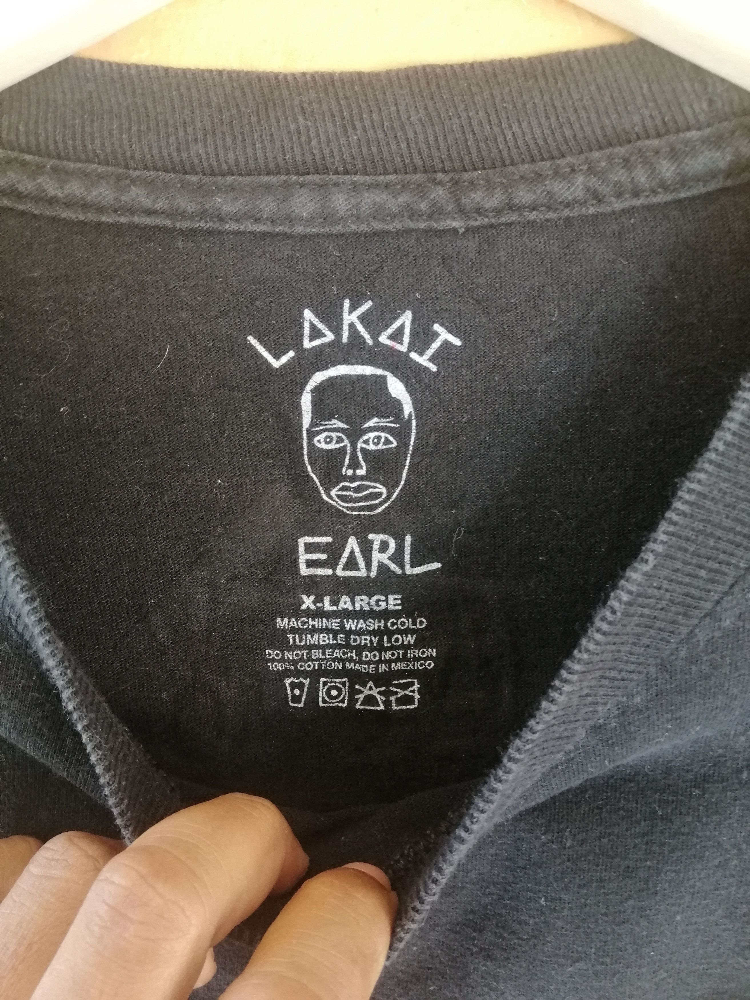 Earl Sweatshirt EARL x Lakai Pocket "Face" Tshirt Size US XL / EU 56 / 4 - 3 Thumbnail