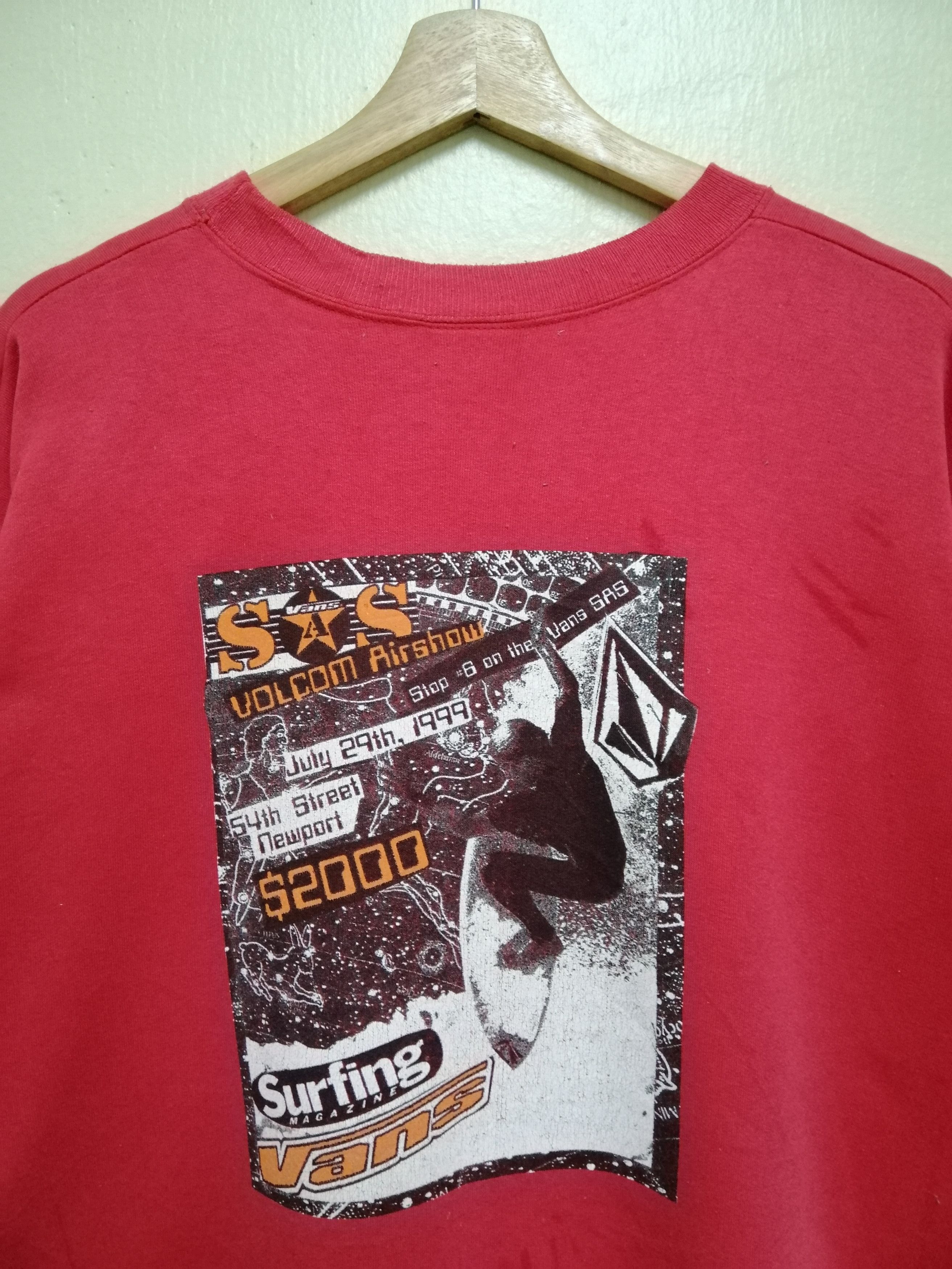 Vans 90s Vans SAS Volcom AirShow Sweatshirt B8 Size US L / EU 52-54 / 3 - 1 Thumbnail