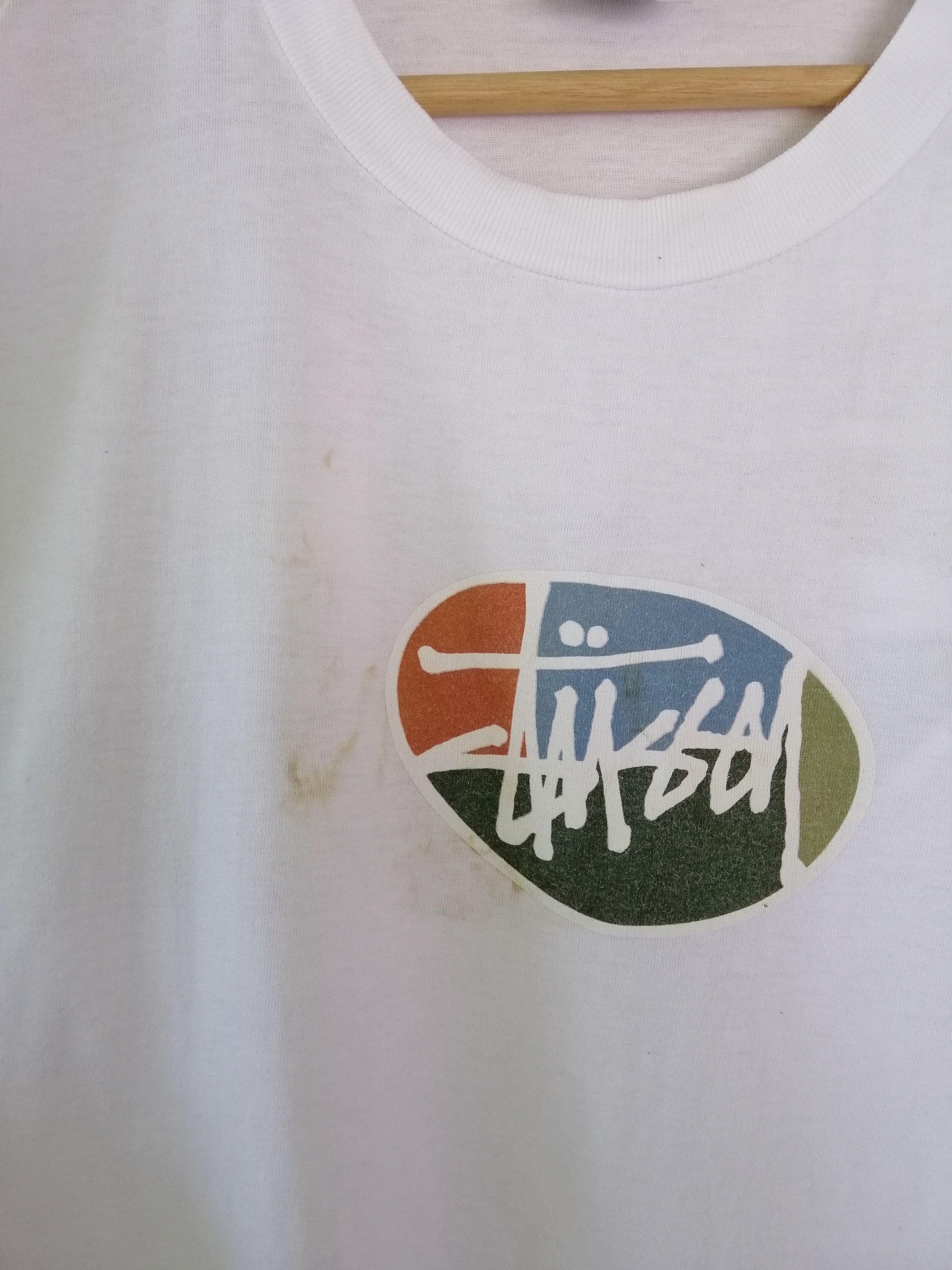 Stussy VINTAGE STUSSY BIG LOGO TSHIRTS MADE IN USA Size US L / EU 52-54 / 3 - 6 Thumbnail